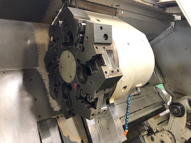 Cincinnati Milacron 1212 Cinturn UTC CNC Lathe, 1986 - Tailstock, Conveyor - Image 8