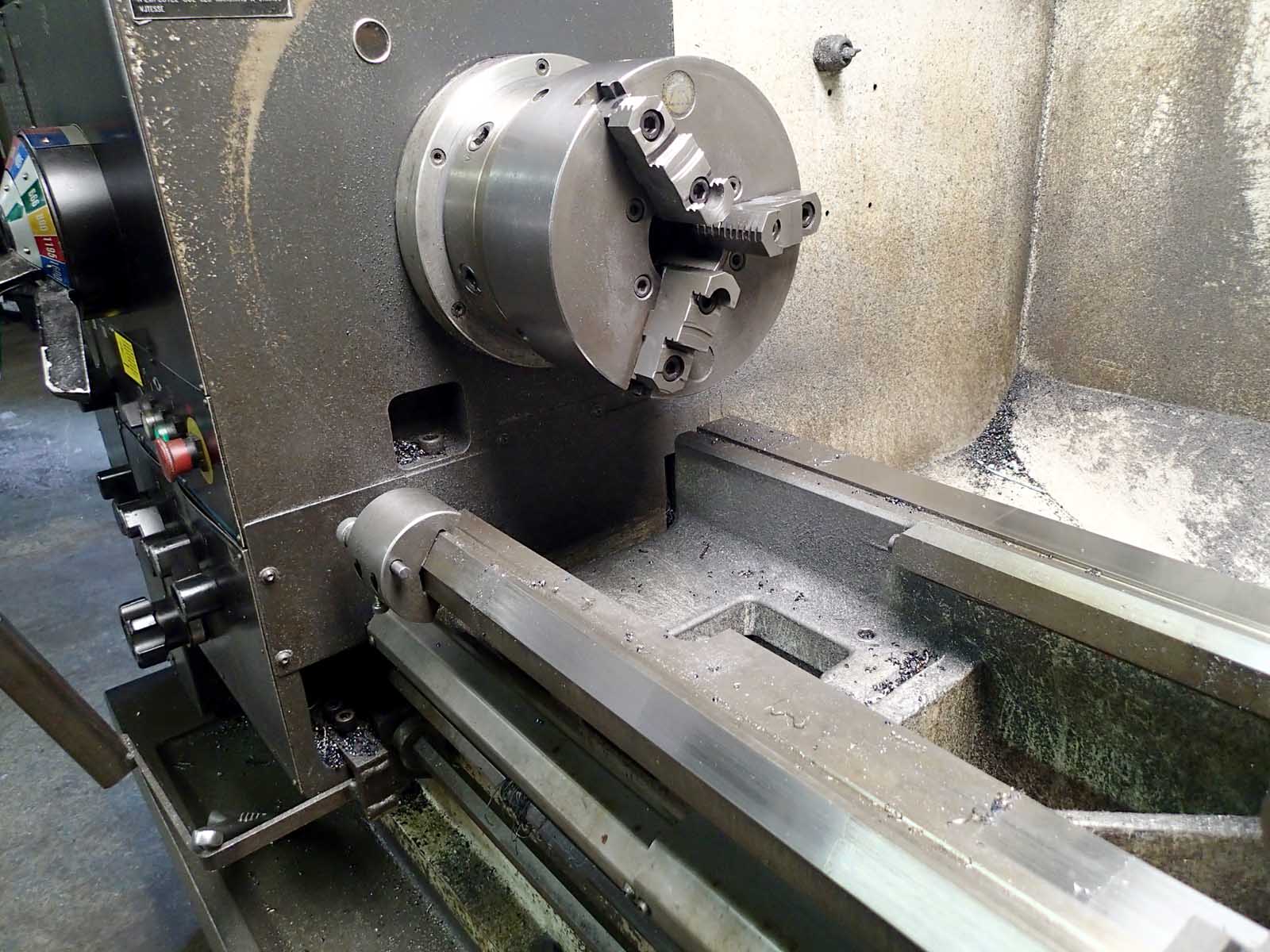 Clausing Colchester Mascot GH 18” x 80” Geared Head Lathe, 1995 - Tailstock, Chuck - Image 7