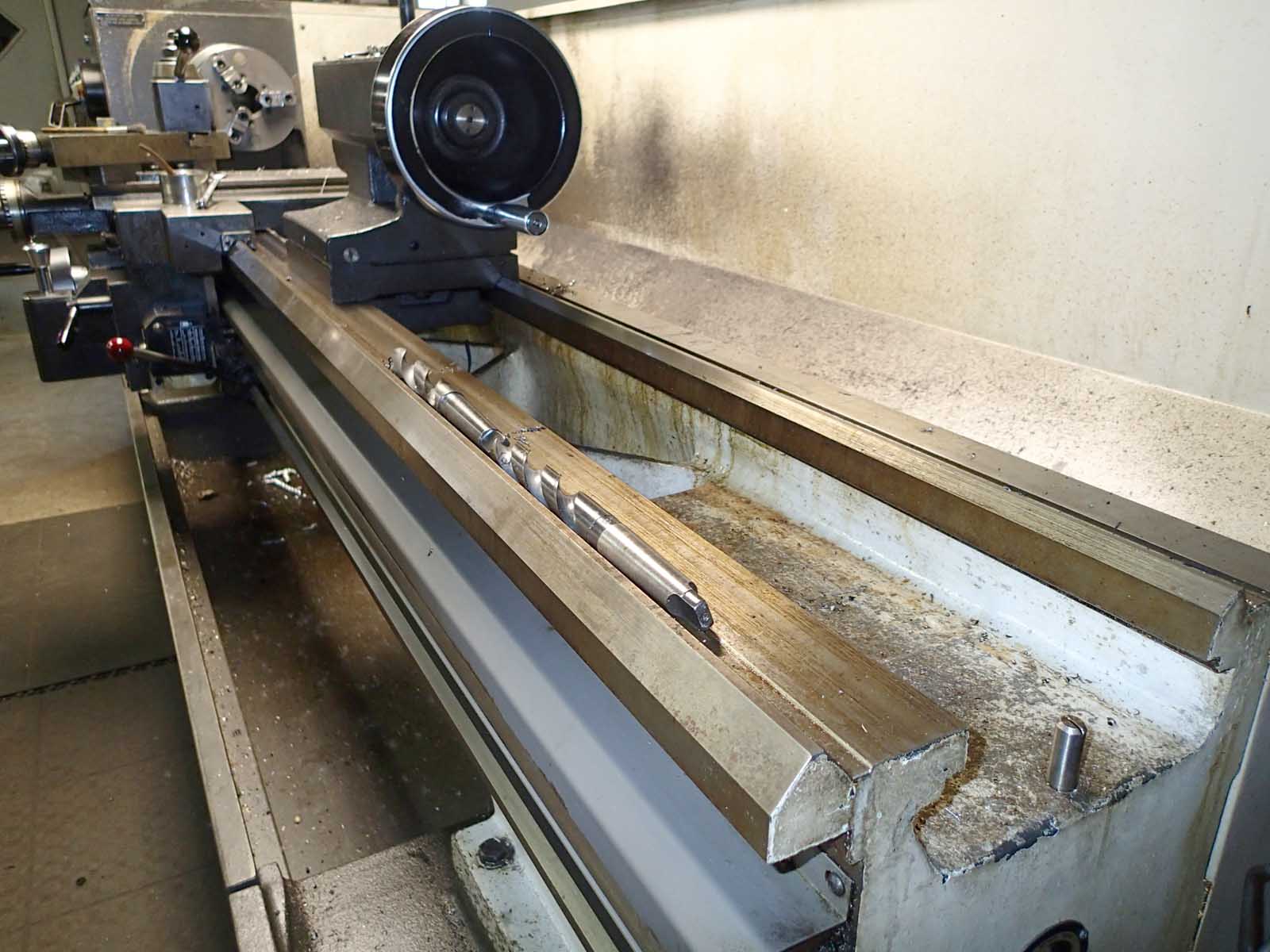 Clausing Colchester Mascot GH 18” x 80” Geared Head Lathe, 1995 - Tailstock, Chuck - Image 4