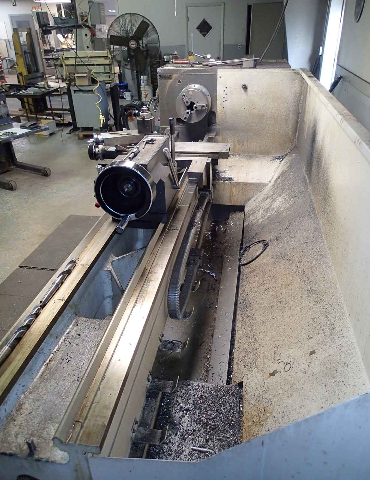 Clausing Colchester Mascot GH 18” x 80” Geared Head Lathe, 1995 - Tailstock, Chuck - Image 5