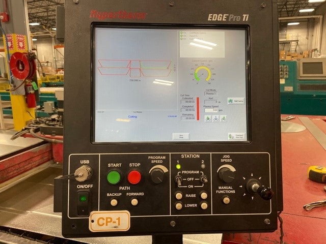 5' x 20' Koike Aronson DM520 CNC Plasma, 2000- Hypertherm, Powermax 1000, 60 Amps - Image 2