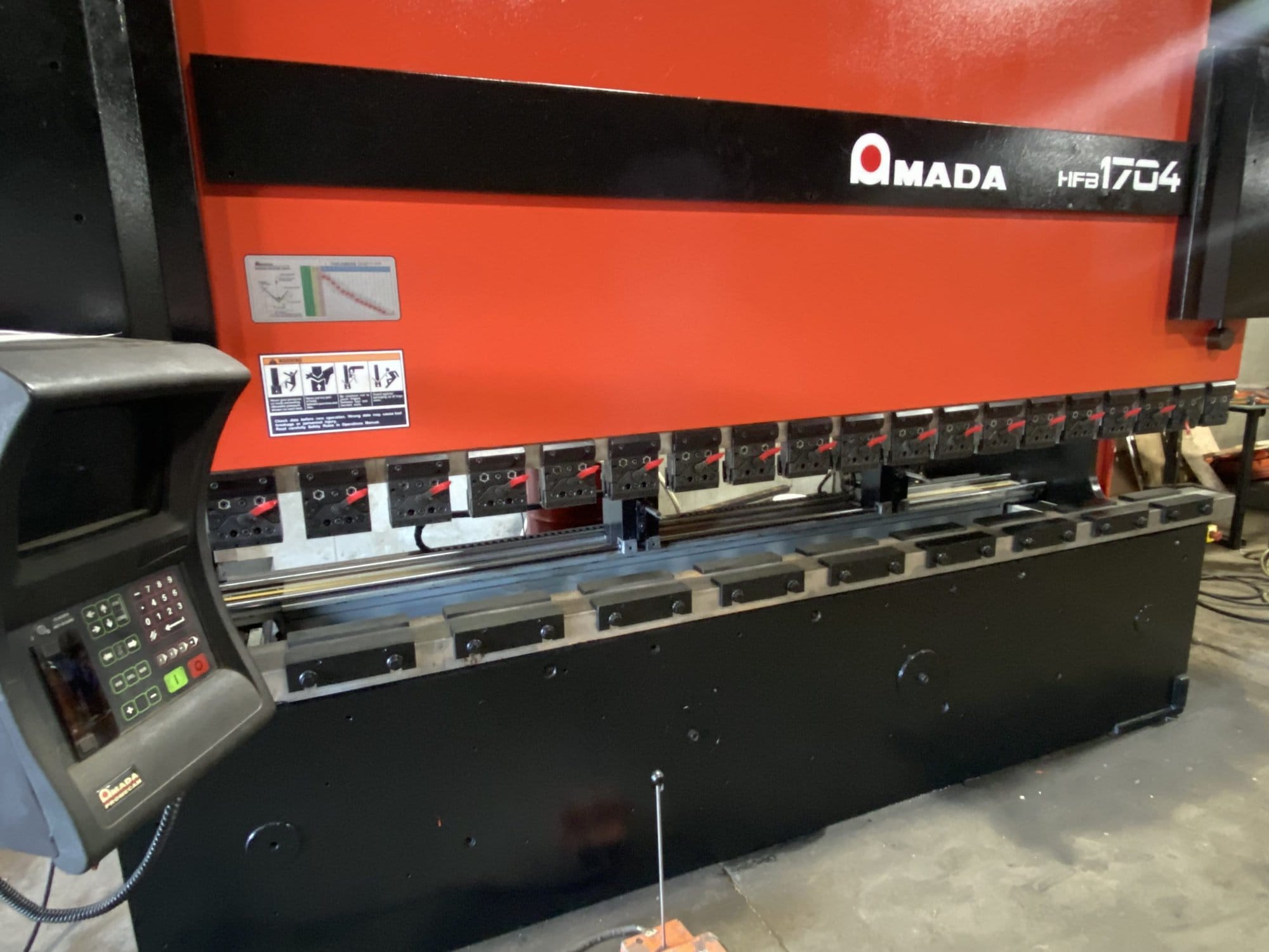 187 Ton x 13' Amada HFB 1704 CNC Press Brake, 1998 - Refurbished! - Image 2