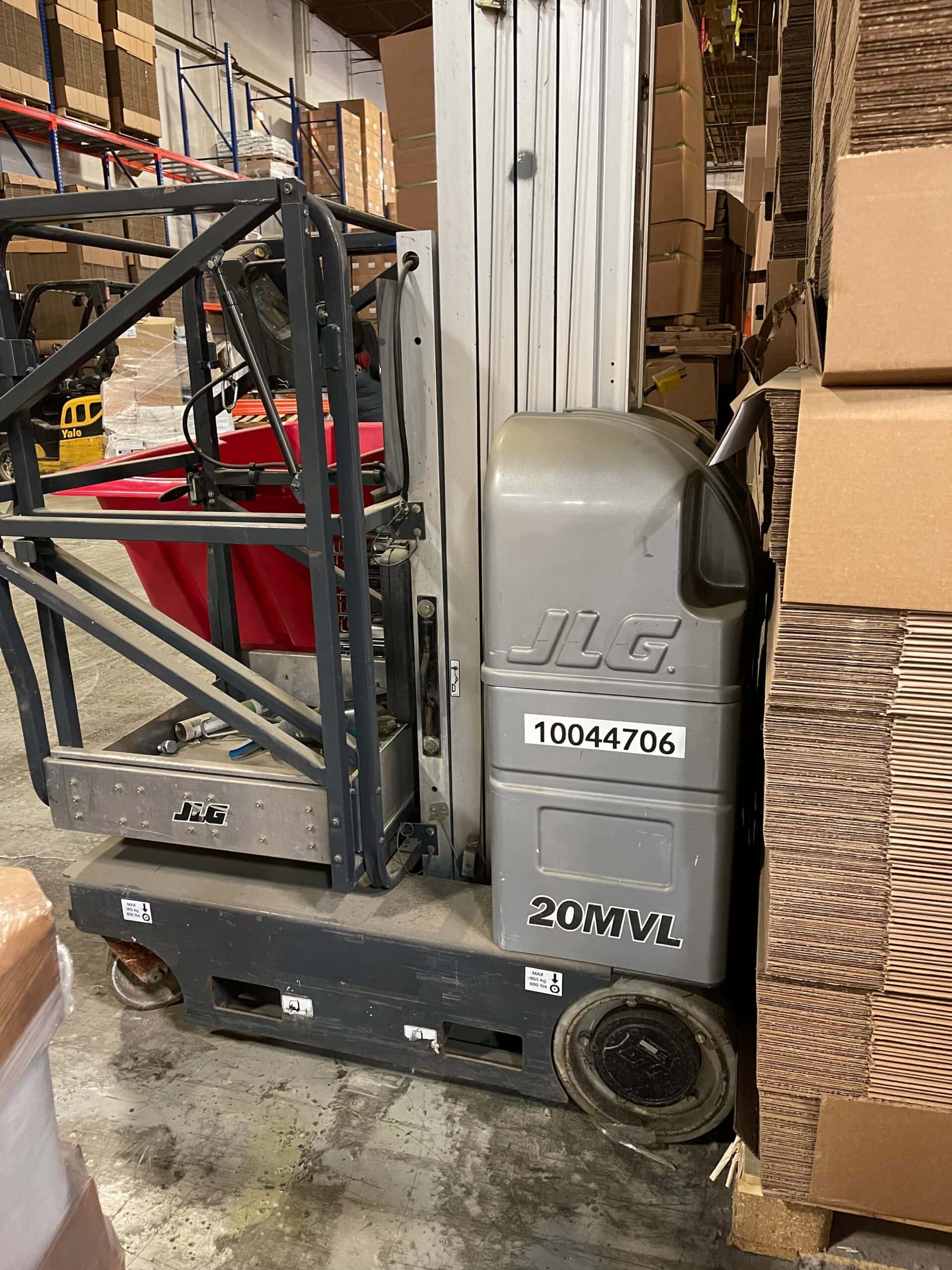 JLG 20MVL Single Man Lift, 2012