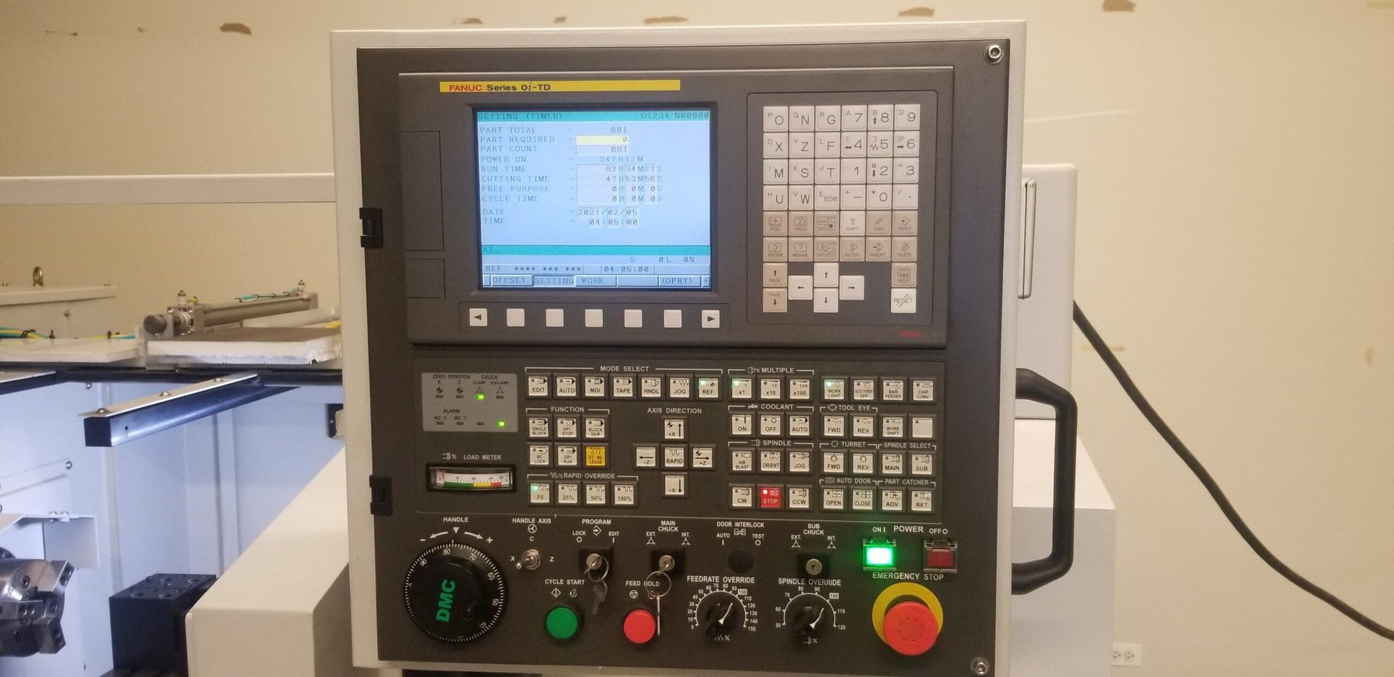 DMC Q5-2S CNC Lathe, 2010 - Demo Machine, Fanuc Control - Image 3