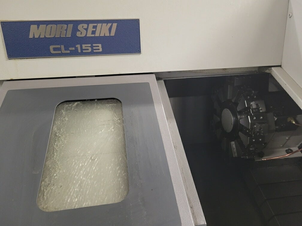 Mori Seiki CL-153 CNC Lathe, 1999 - Chip Conveyor - Image 3