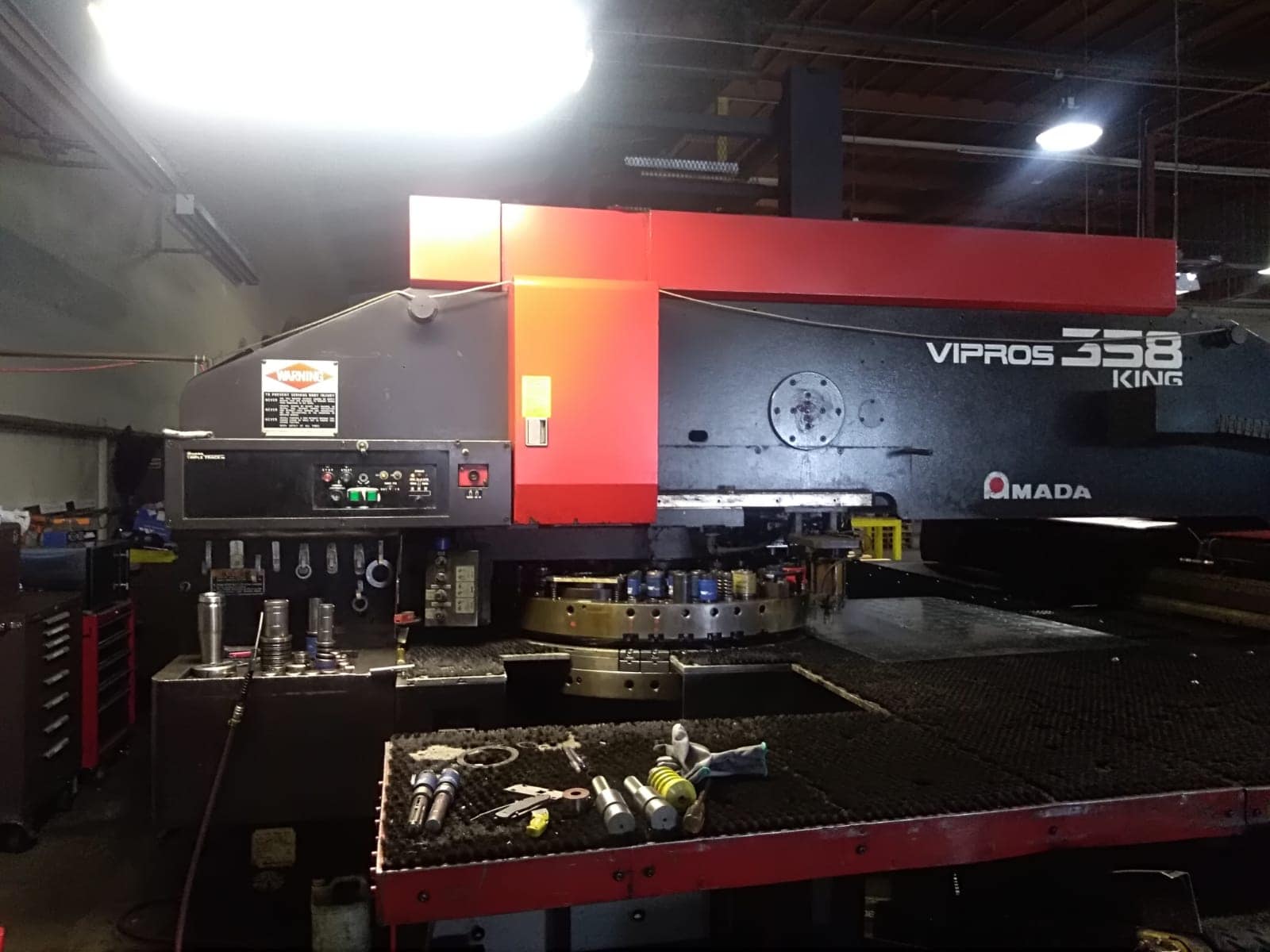 33 Ton Amada Vipros 358 King CNC Turret Punch, 1996 - Image 3