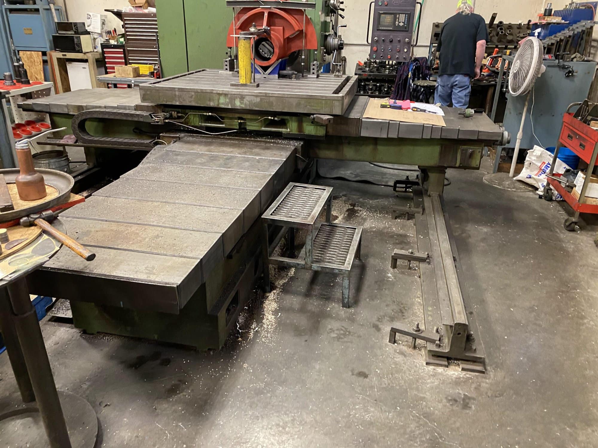 Summit HTM4 4" Horizontal Boring Mill, 1996 - 48"x60" Table, 360 B Axis - Image 3