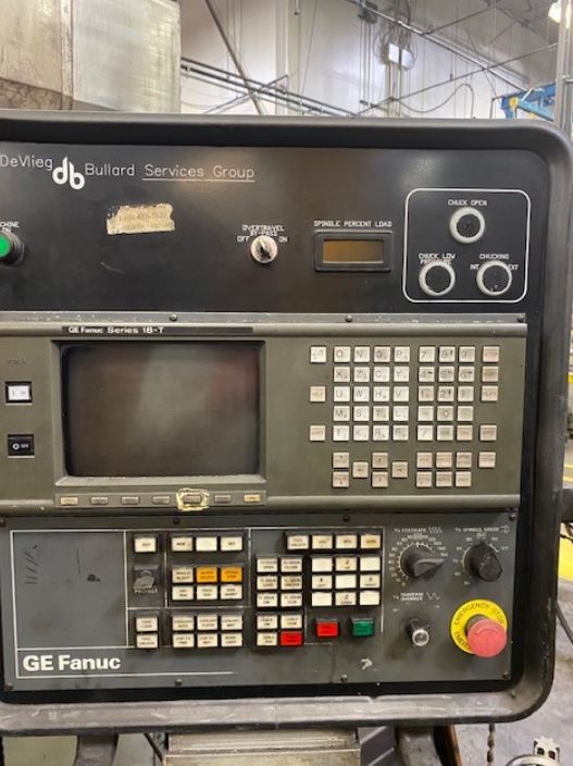 Bullard / Devlieg BV1100/TC CNC VTL - Fanuc 18-TB - Image 2