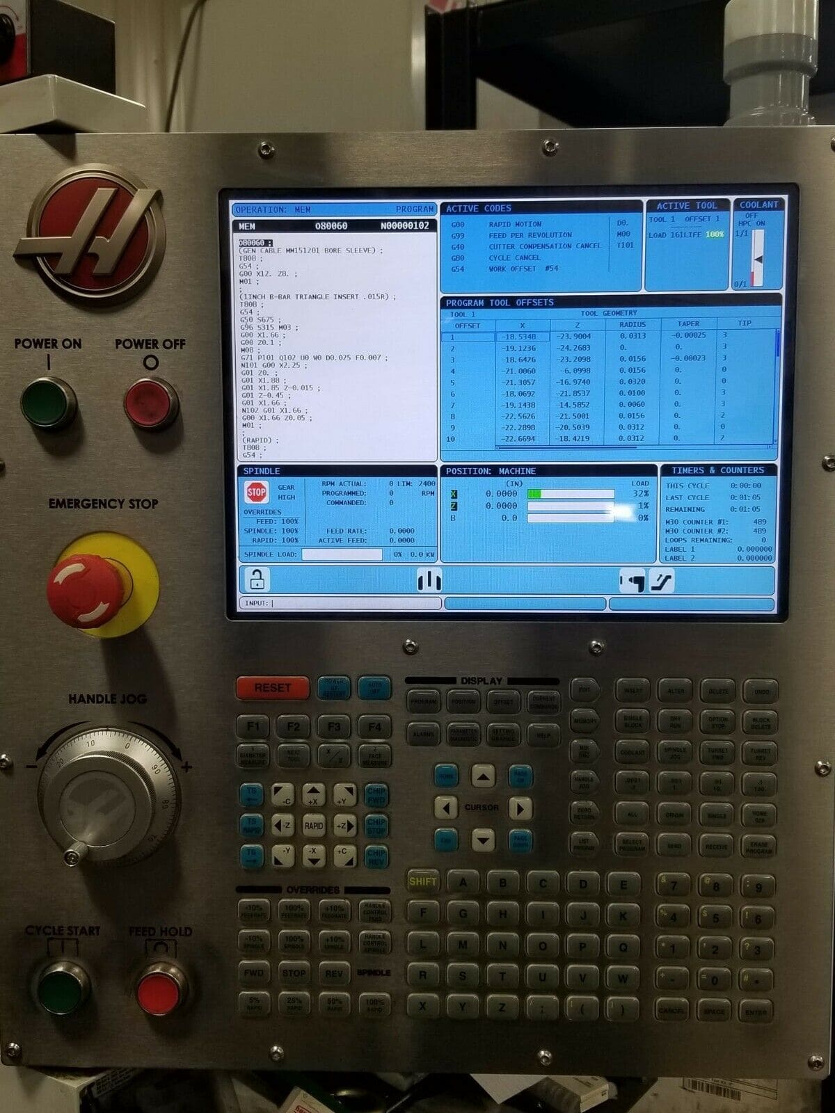 Haas ST-35 CNC Lathe, 2015 - 4" Bar Cap, 12" Chuck, USB, Hi Pressure Coolant, Video - Image 11
