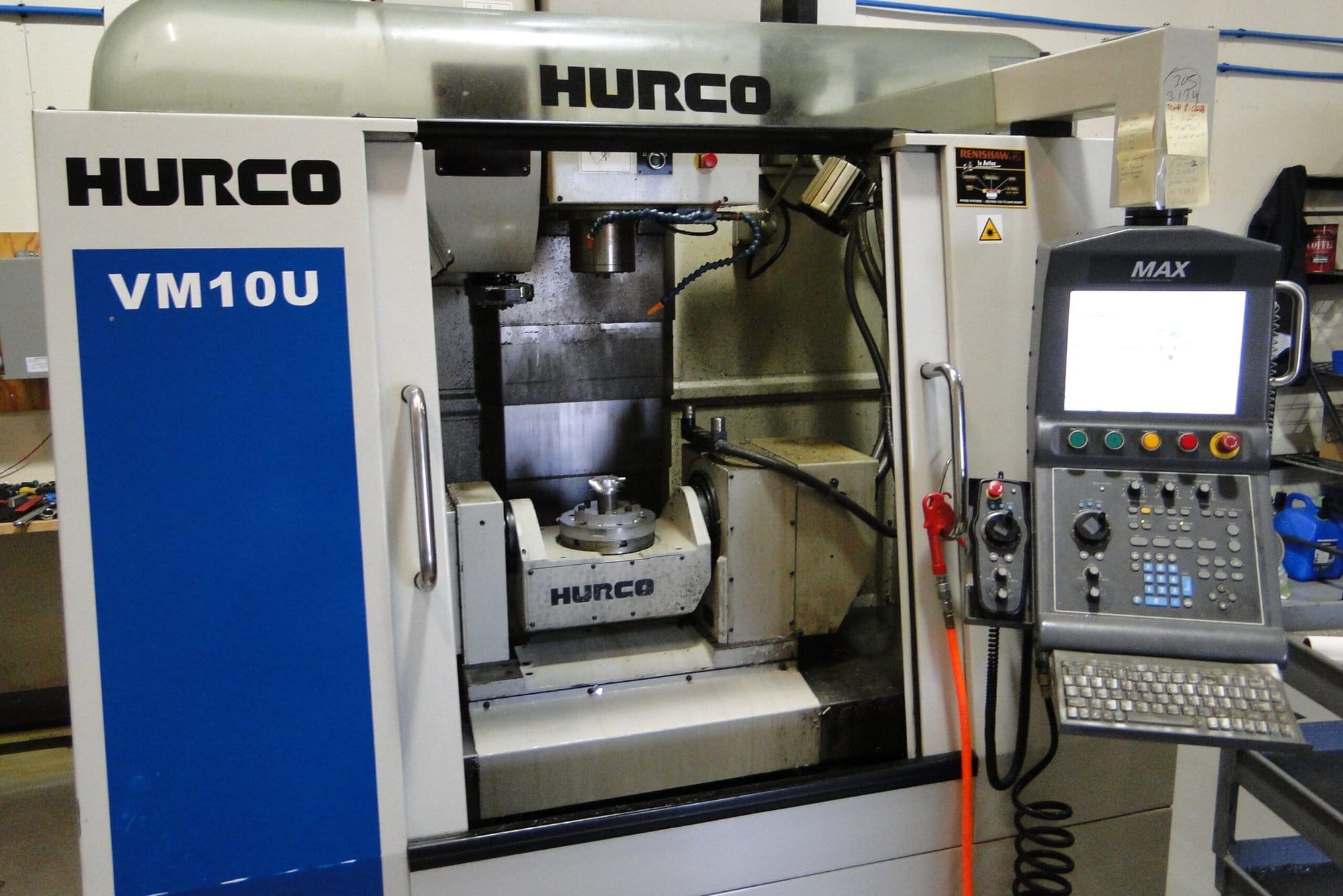 Hurco VM10U Vertical Machining Center, 2009 - Equipped with 5th axis - Image 2