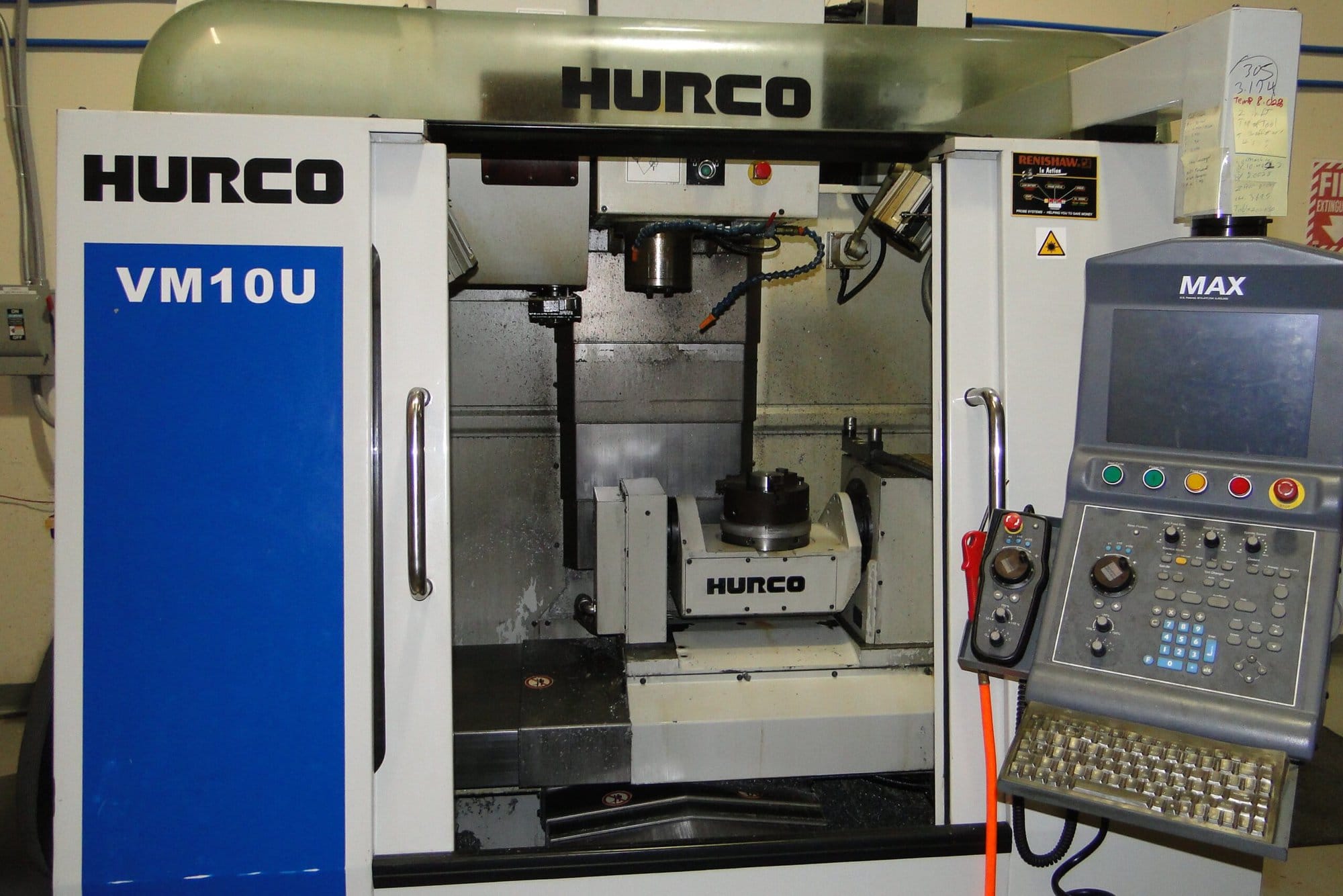 Hurco VM10U Vertical Machining Center, 2009 - Equipped with 5th axis