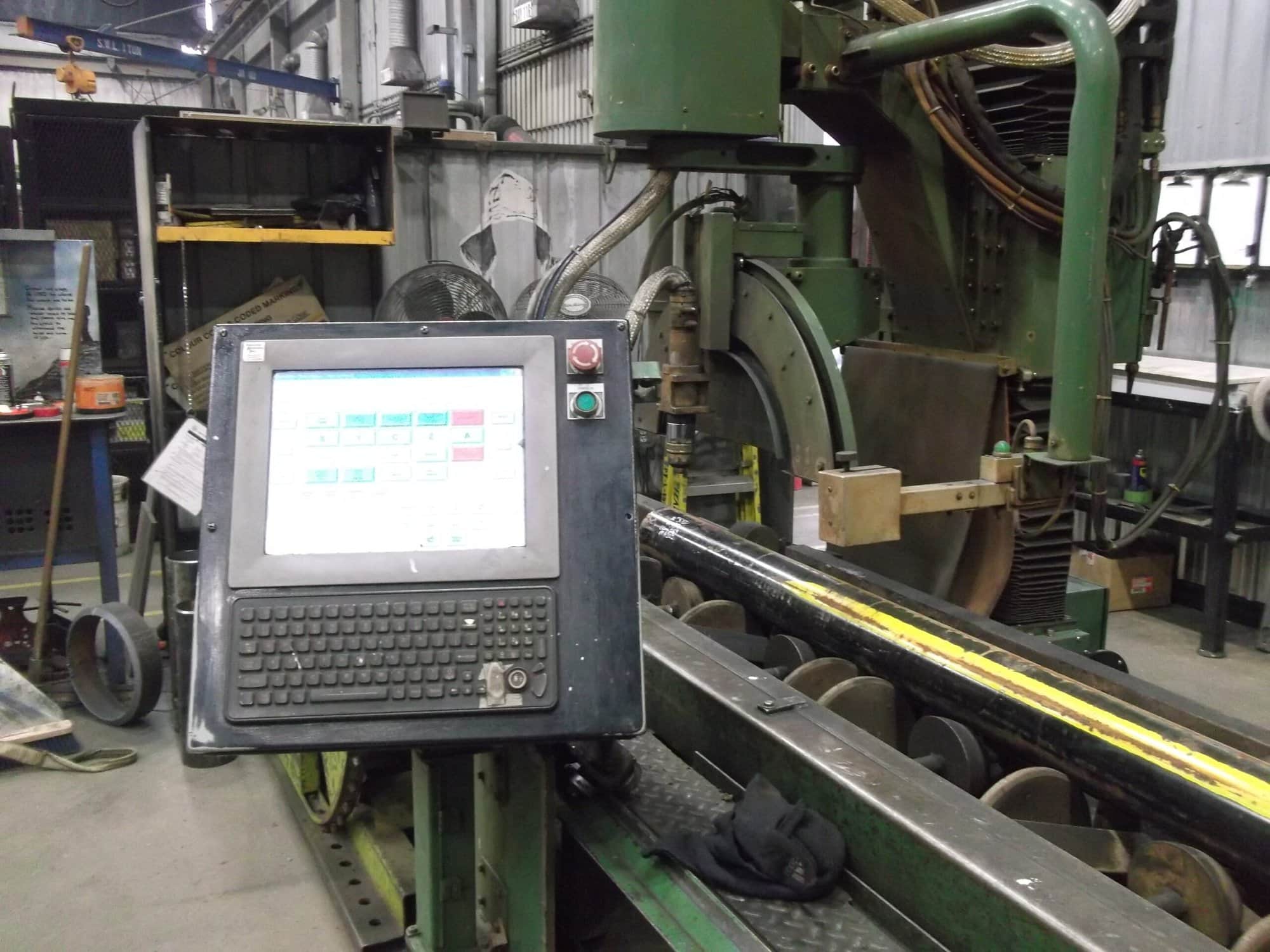 Vernon Pipe Profiler MPM, 2010- Hypertherm HPR 260XD, 24" Pipe Cap, 5-Axis Profiling Carriage 41.5ft Cap. - Image 2