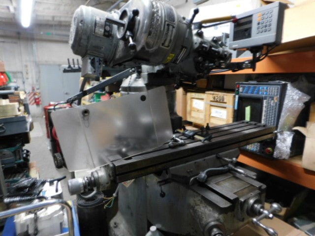 Bridgeport Series 1/J Head Manual Knee Mill W/ DRO Screen - Image 5