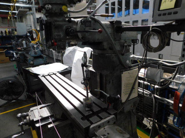 Bridgeport Series 1/J Head Manual Knee Mill W/ DRO Screen - Image 3