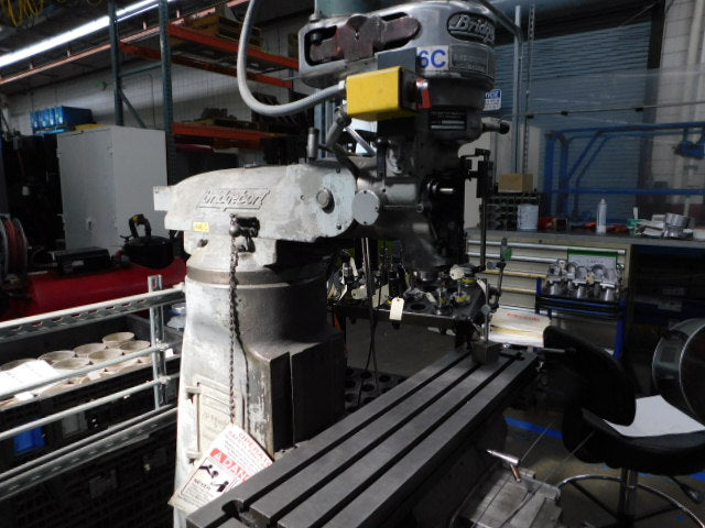 Bridgeport Series 1/J Head Manual Knee Mill W/ DRO Screen - Image 2