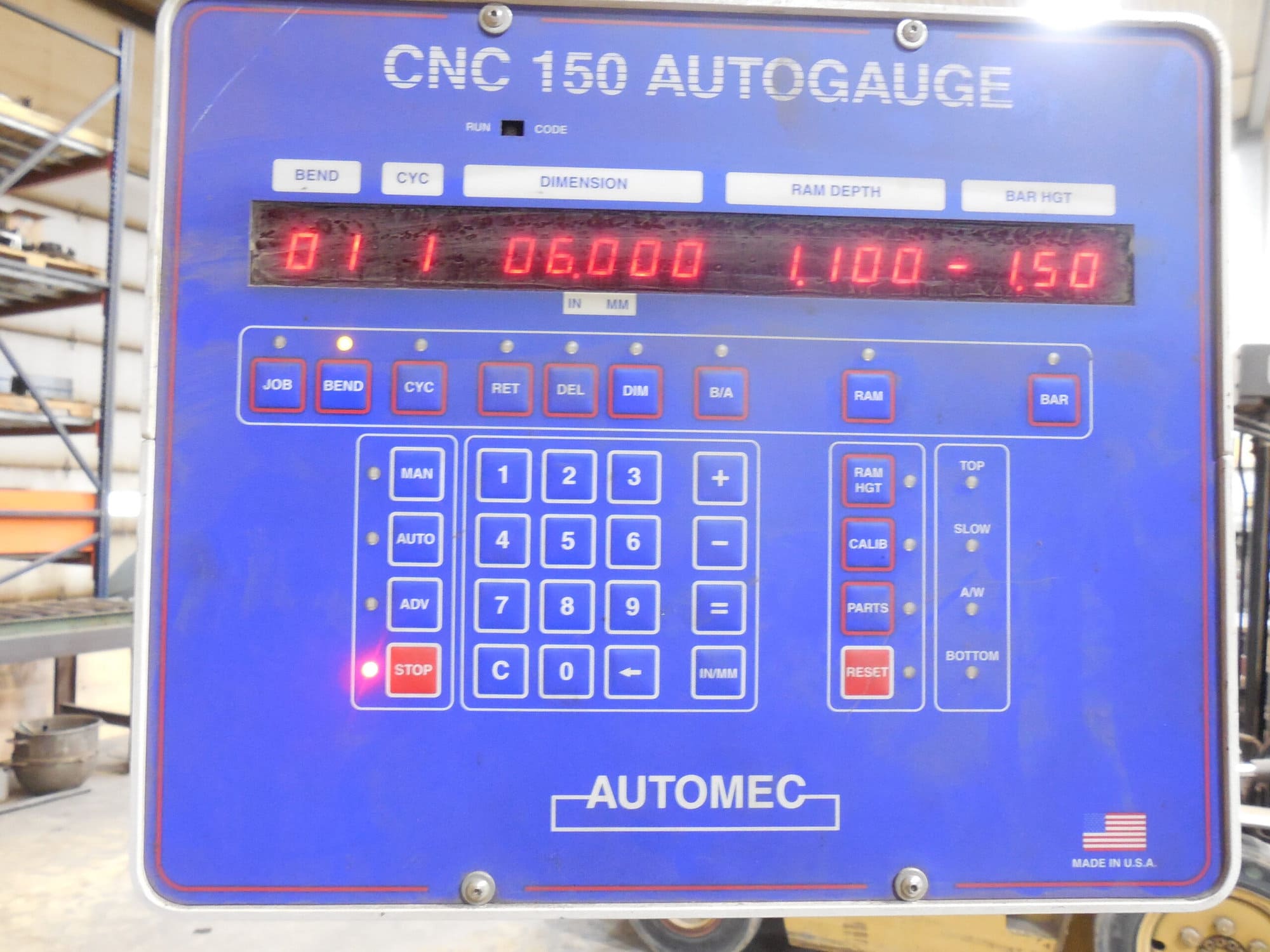 200 Ton x 12' Standard Industrial CNC Hydraulic Press Brake, 1995 - Includes Tooling - Image 3