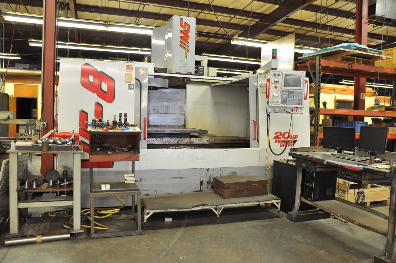 Haas VF-8 VMC, 1999- Chip Auger, Rigid Tapping, Programable Coolant Nozzle - Image 8