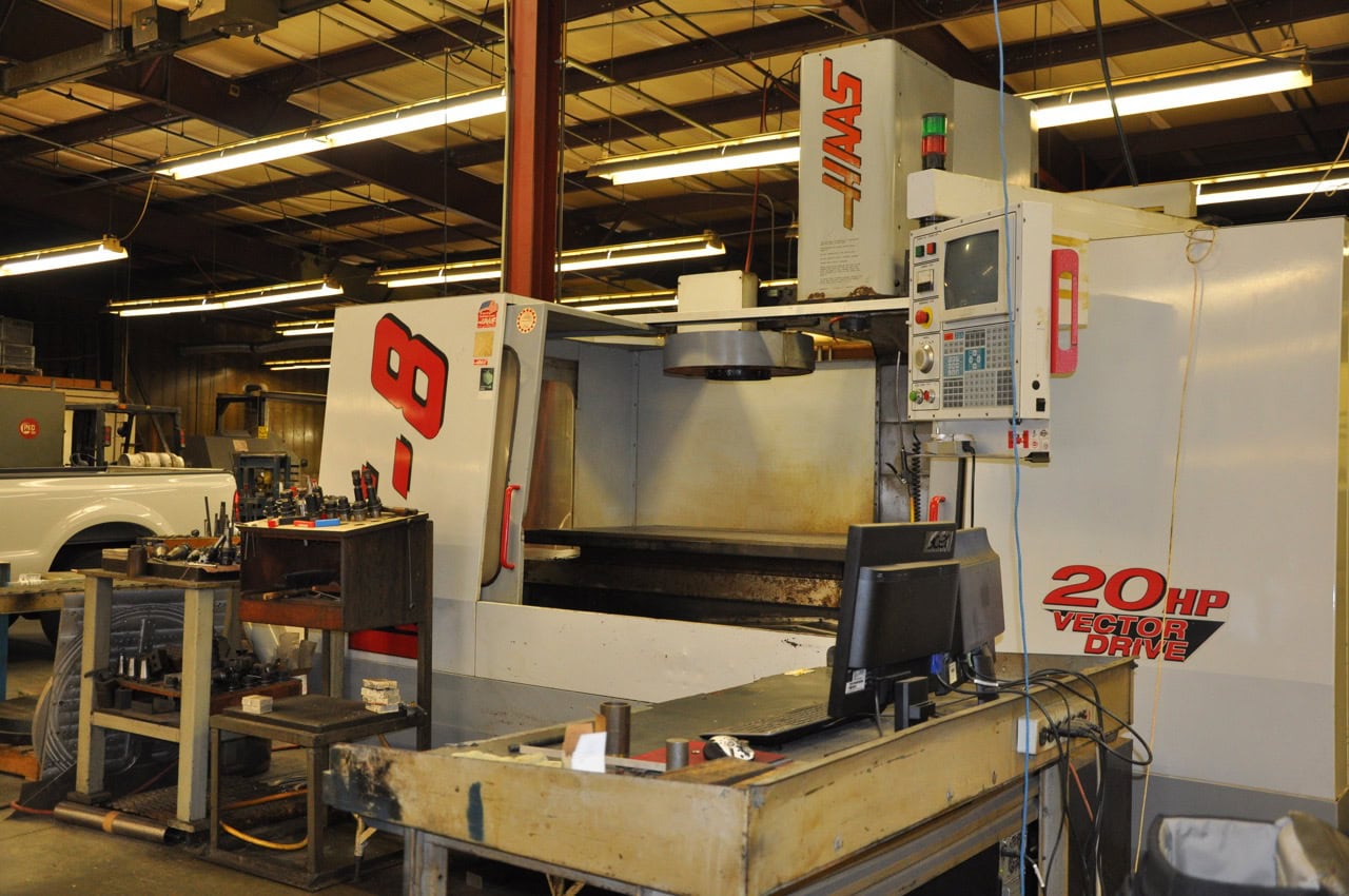Haas VF-8 VMC, 1999- Chip Auger, Rigid Tapping, Programable Coolant Nozzle - Image 10