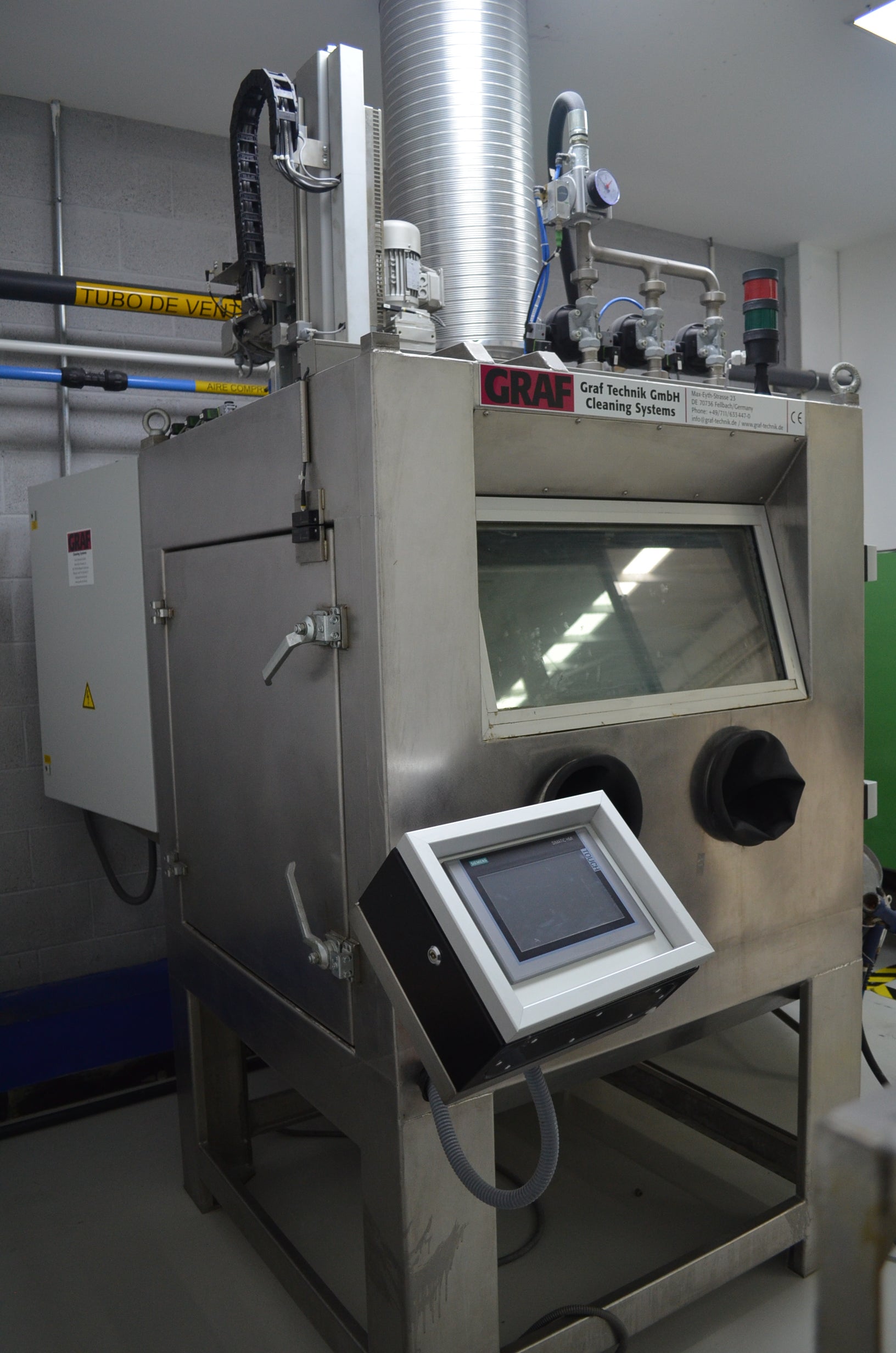Graf-Technik Economy Automatic Satellites Wet Blast Machine, 2015