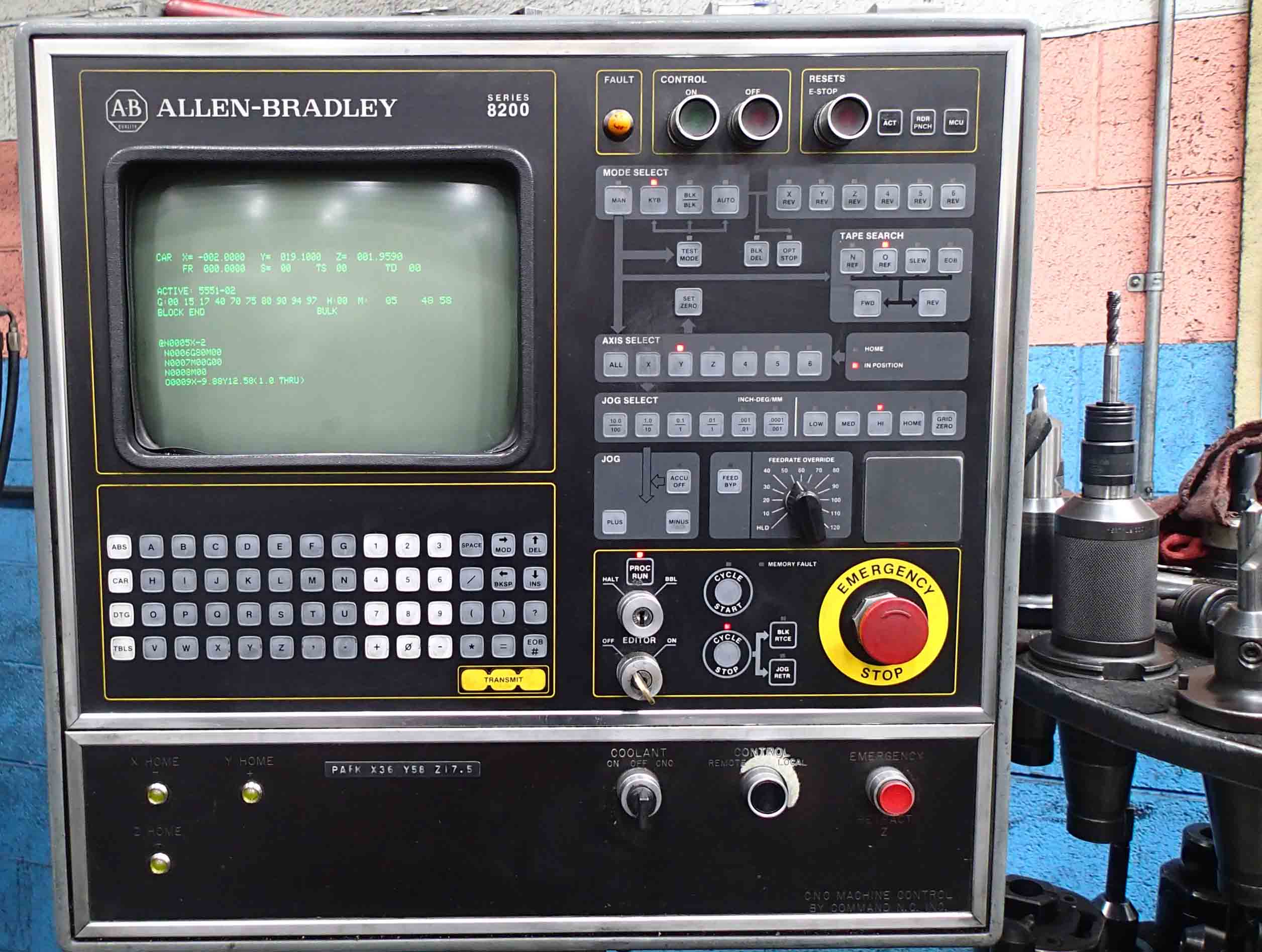 DeVlieg 4H-72 CNC Horizontal Boring Mill, 1966/R. 1986- AB Control, Great Condition - Image 12