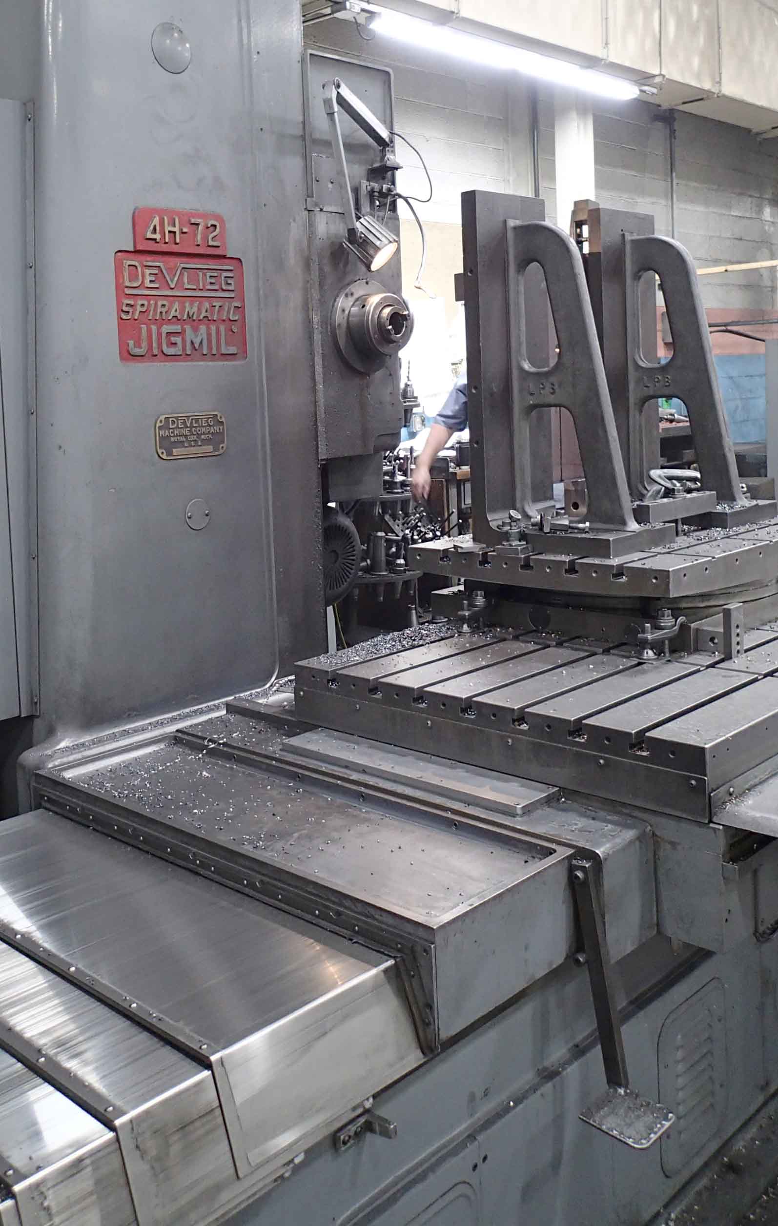 DeVlieg 4H-72 CNC Horizontal Boring Mill, 1966/R. 1986- AB Control, Great Condition - Image 8