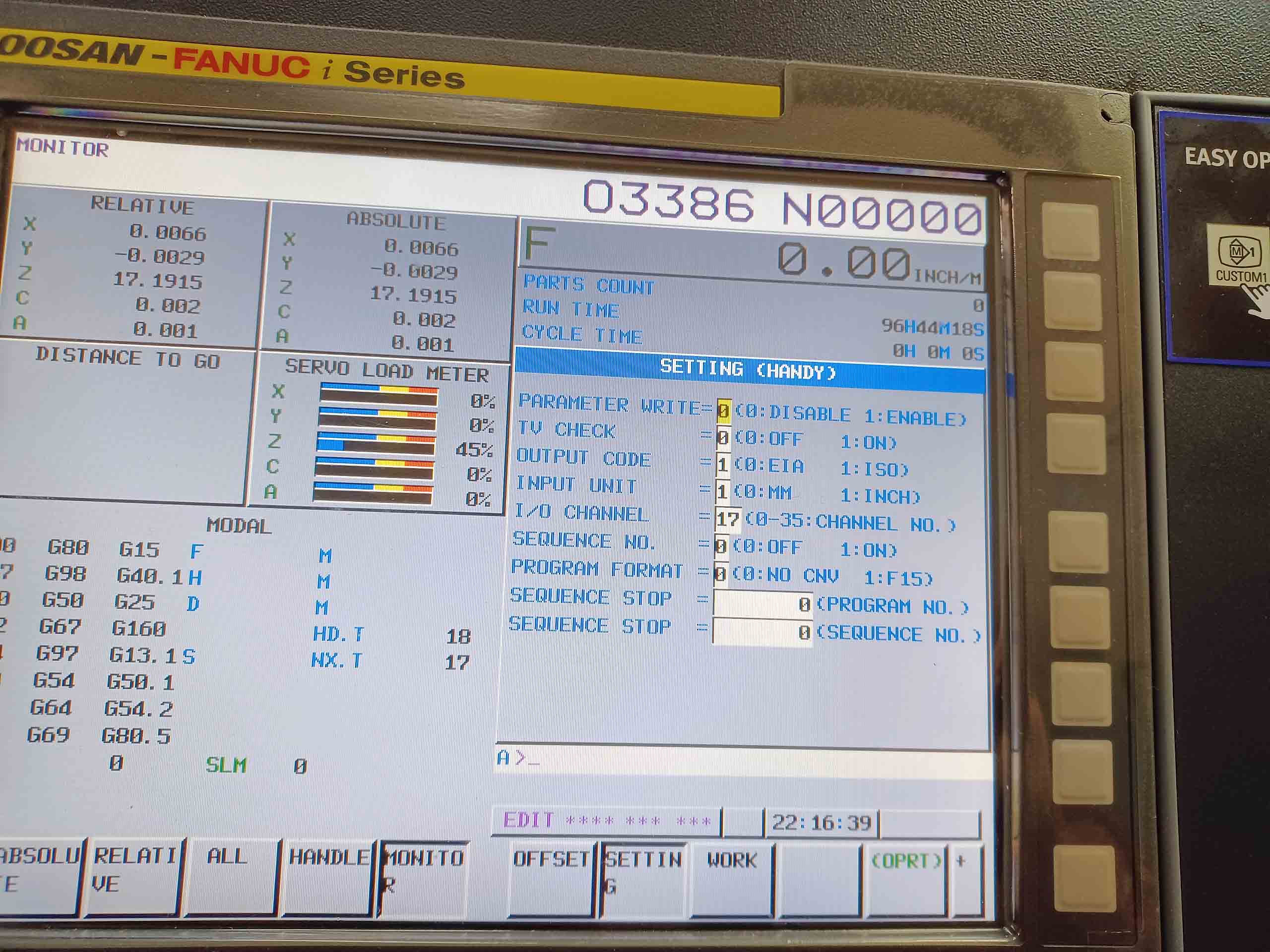 Doosan DNM 200/5AX VMC, 2018 - 5-Axis Trunnion, TSC, Renishaw Probe, 112 Hours! - Image 6
