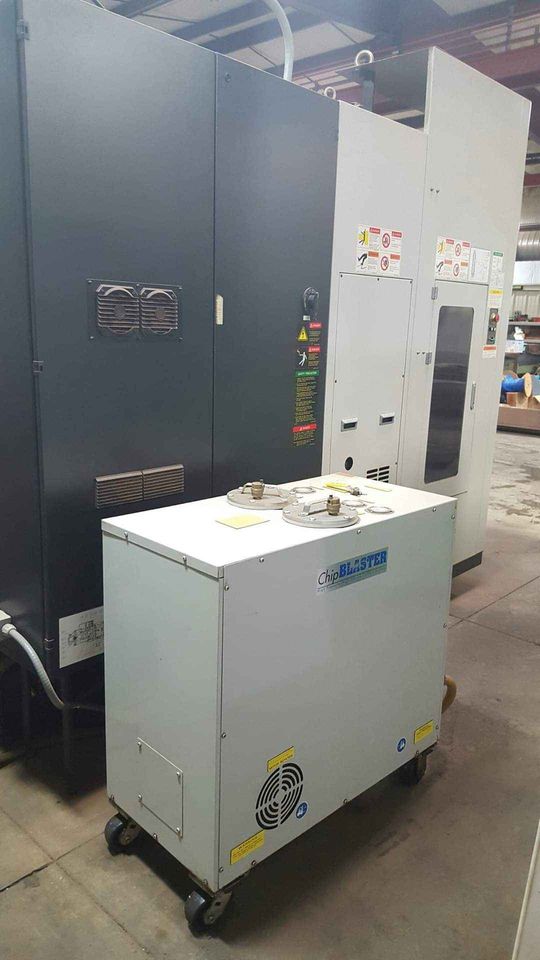 Doosan HC-400 HMC, 2008 - Thru Spindle Coolant, (2) Tombstones, Fanuc 21i-MB Control - Image 9