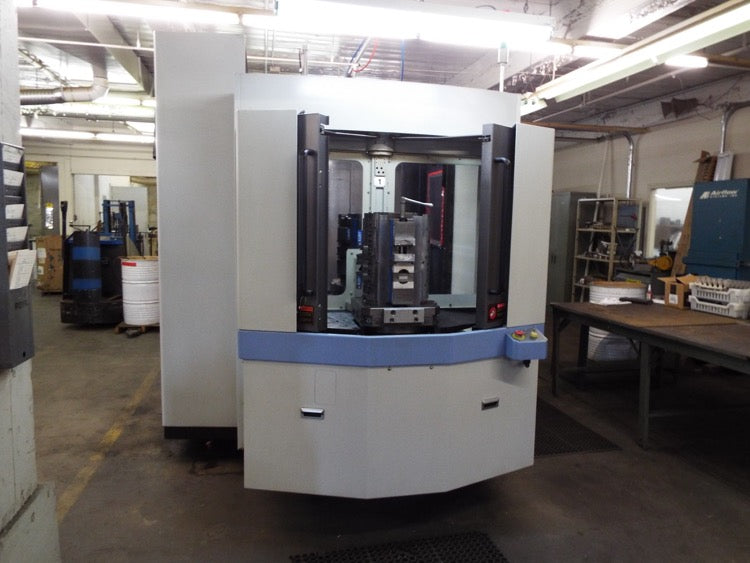 Doosan HC-400 HMC, 2008 - Thru Spindle Coolant, (2) Tombstones, Fanuc 21i-MB Control - Image 4
