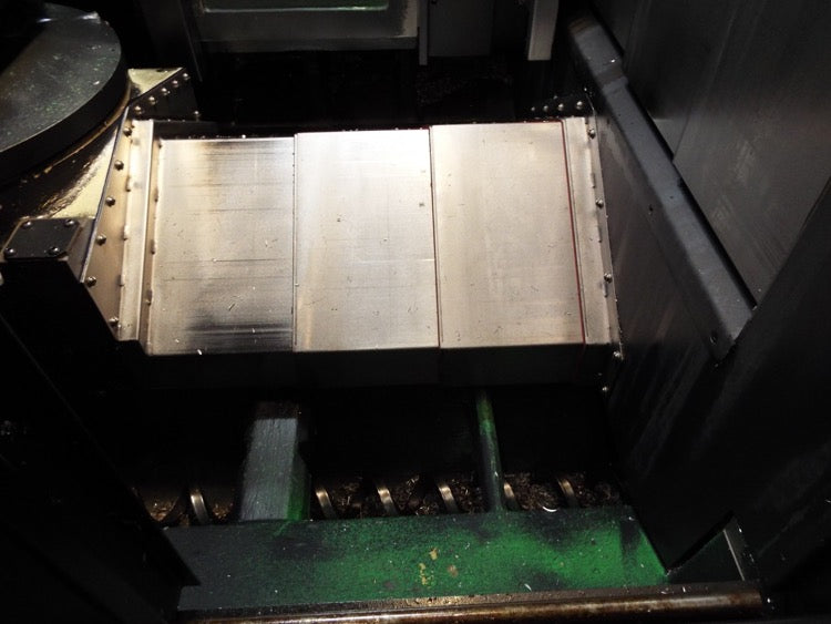 Doosan HC-400 HMC, 2008 - Thru Spindle Coolant, (2) Tombstones, Fanuc 21i-MB Control - Image 14