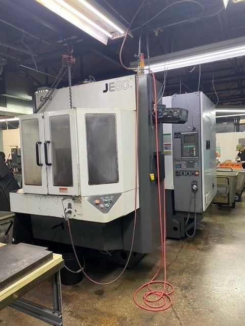 Enshu JE60 HMC, 1997 - Helical Interpolation, Chip Conveyor Available Immediately!
