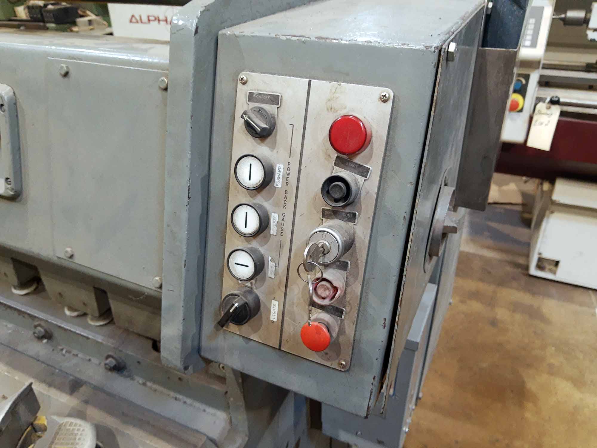 3/16" x 8' Edwards 5/2500 MK5 Mechanical Shear- Back Gauge, Squaring Arm - Image 5