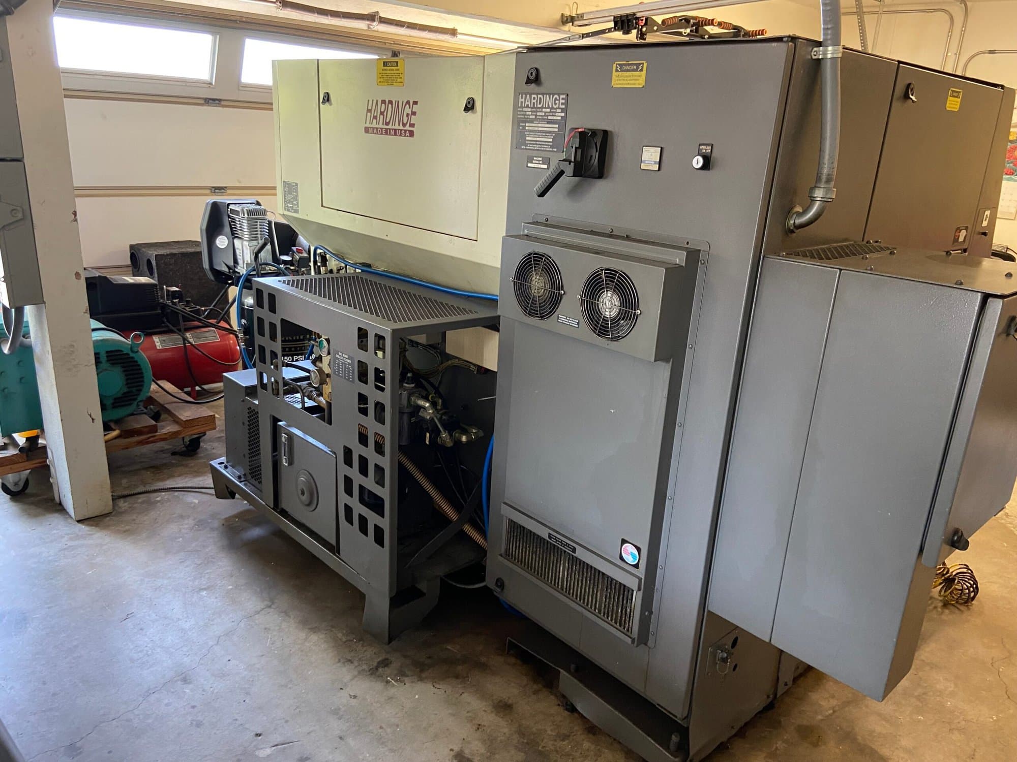 Hardinge Conquest T-42 4 Axis CNC Lathe, 1996 - Live Tooling, Fanuc Control, Full C Axis Milling - Image 4