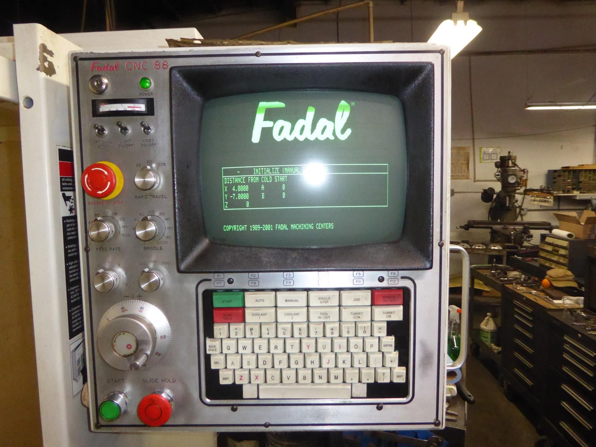 Fadal 3016 VMC, 2001 - 4th Axis, 10,000 RPM - Image 4