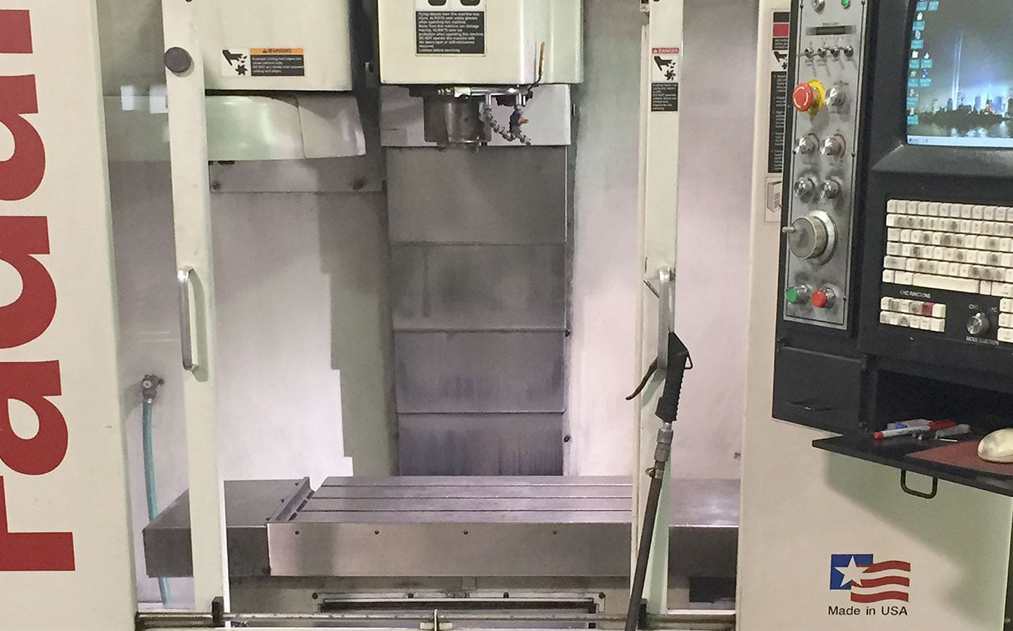 Fadal 2016L VMC, 2002- Extended 28" Z, 15k Spindle, 32MP Control - Image 2