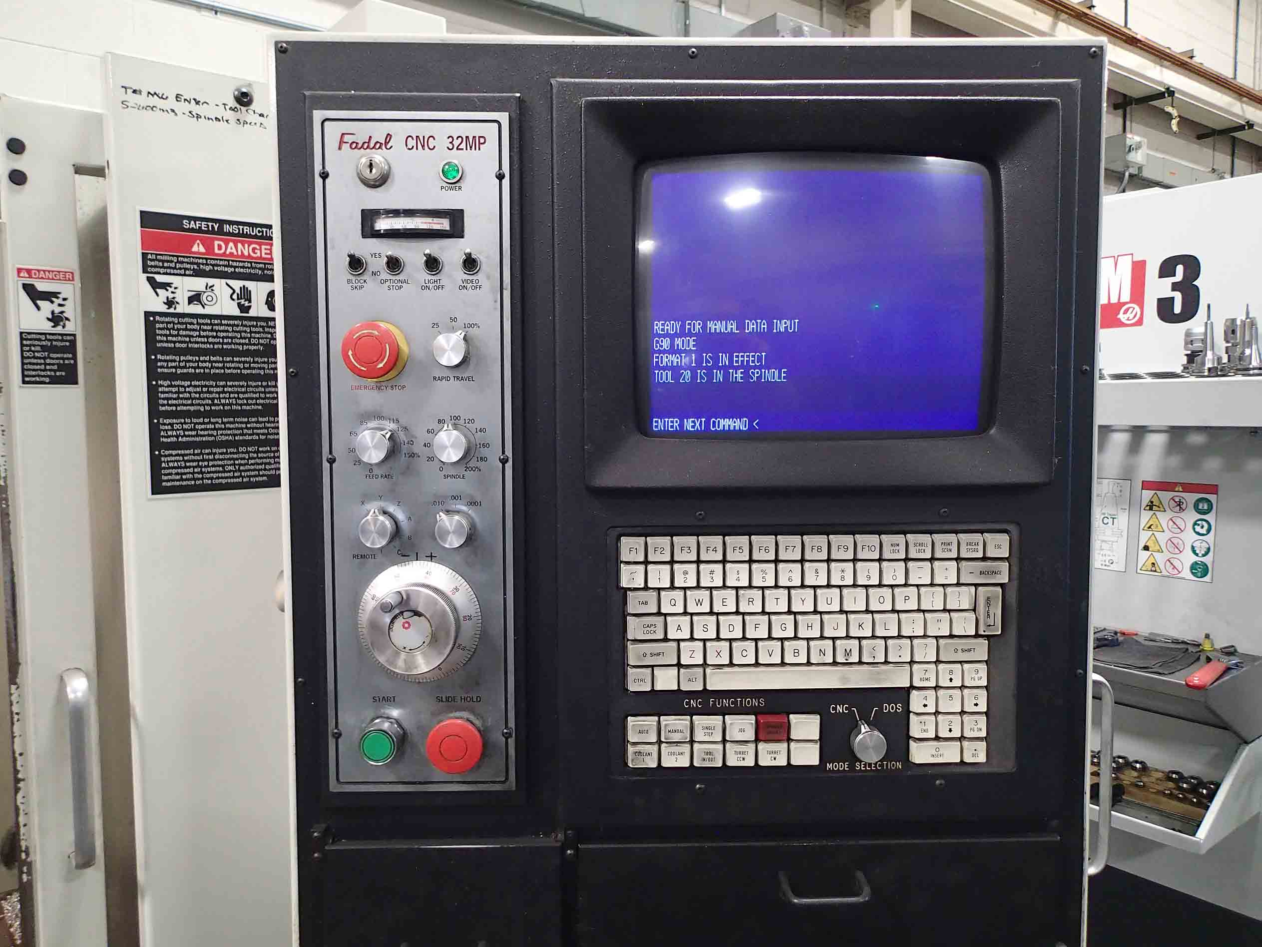 Fadal 3016 VMC, 1993- 10K Spindle - Image 3