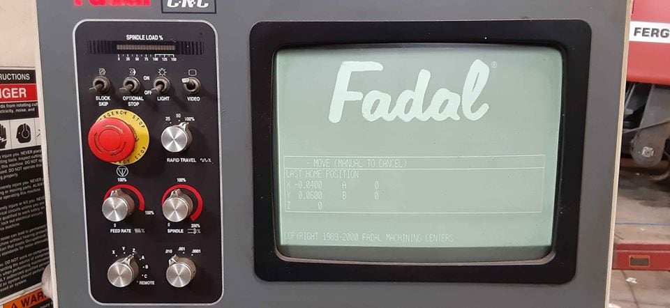 Fadal 5020AHT VMC, 2000 - TSC, Rigid Tap, High Torque, CAT 40 - Image 4