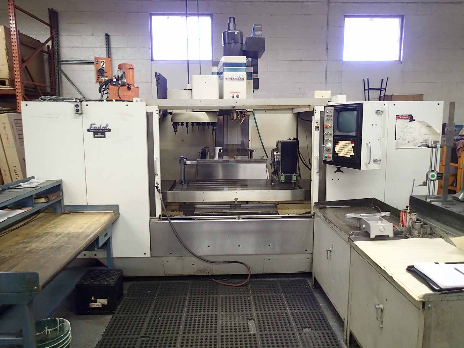 Fadal 6030 HT Vertical Machining Center, 1995- 4th Axis Table, Clean