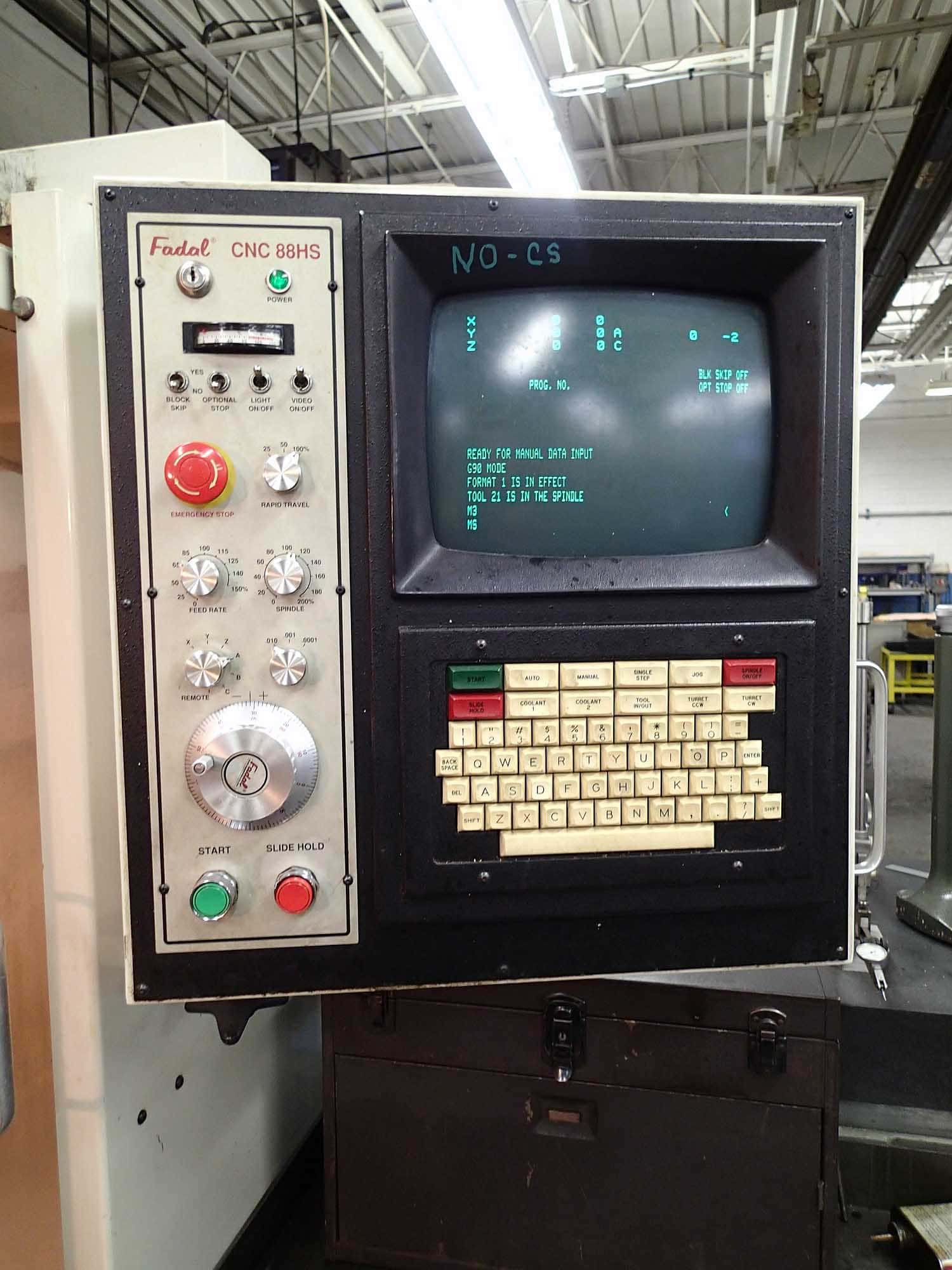 Fadal 6030 HT Vertical Machining Center, 1995- 4th Axis Table, Clean - Image 5
