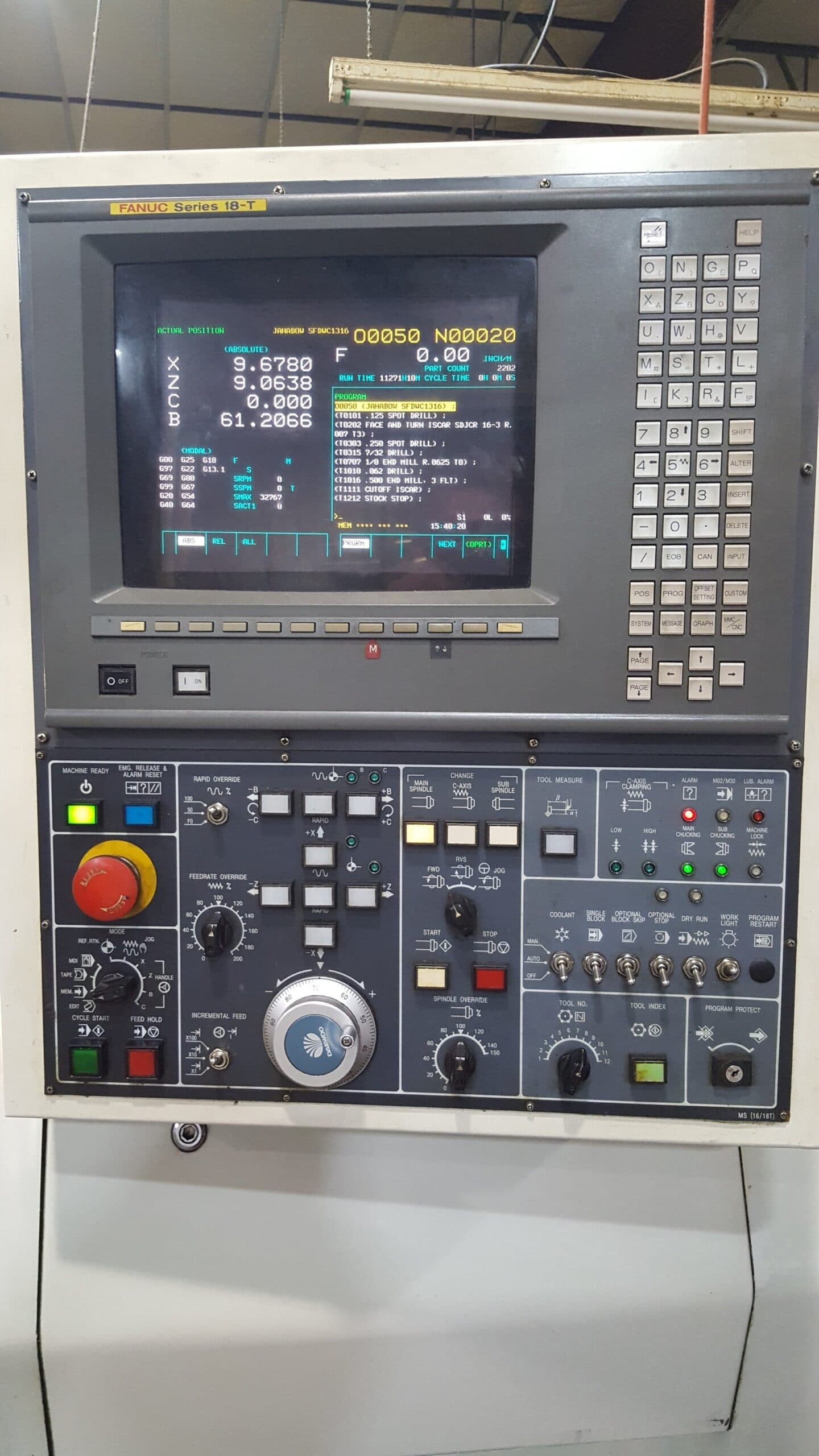Daewoo Puma 230MSC CNC Lathe, 1999 - Sub Spindle, C Axis, Tooling Included! - Image 7