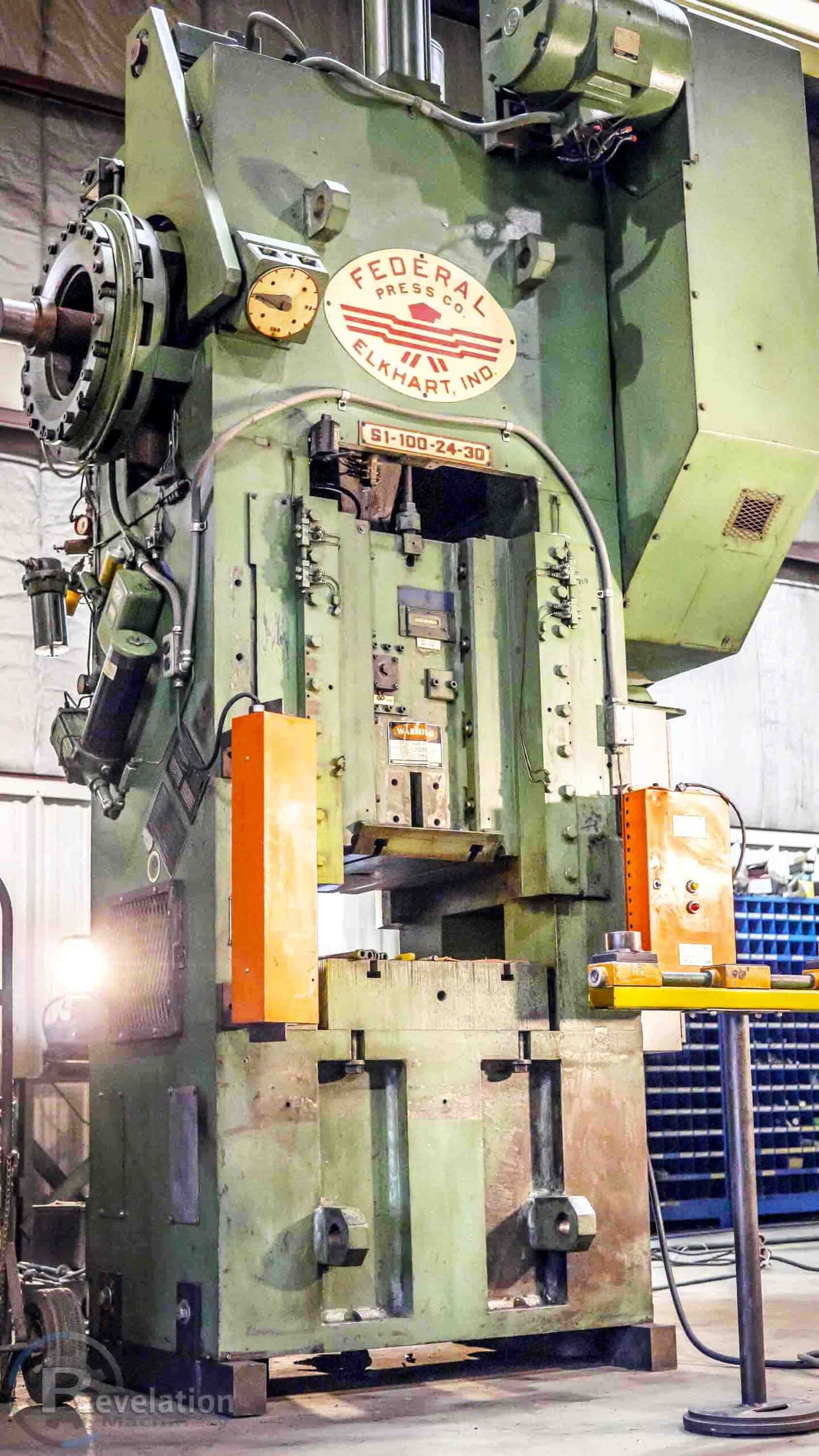 Federal S1 Press- 100 Ton, 24” x 30” Bed - Image 3