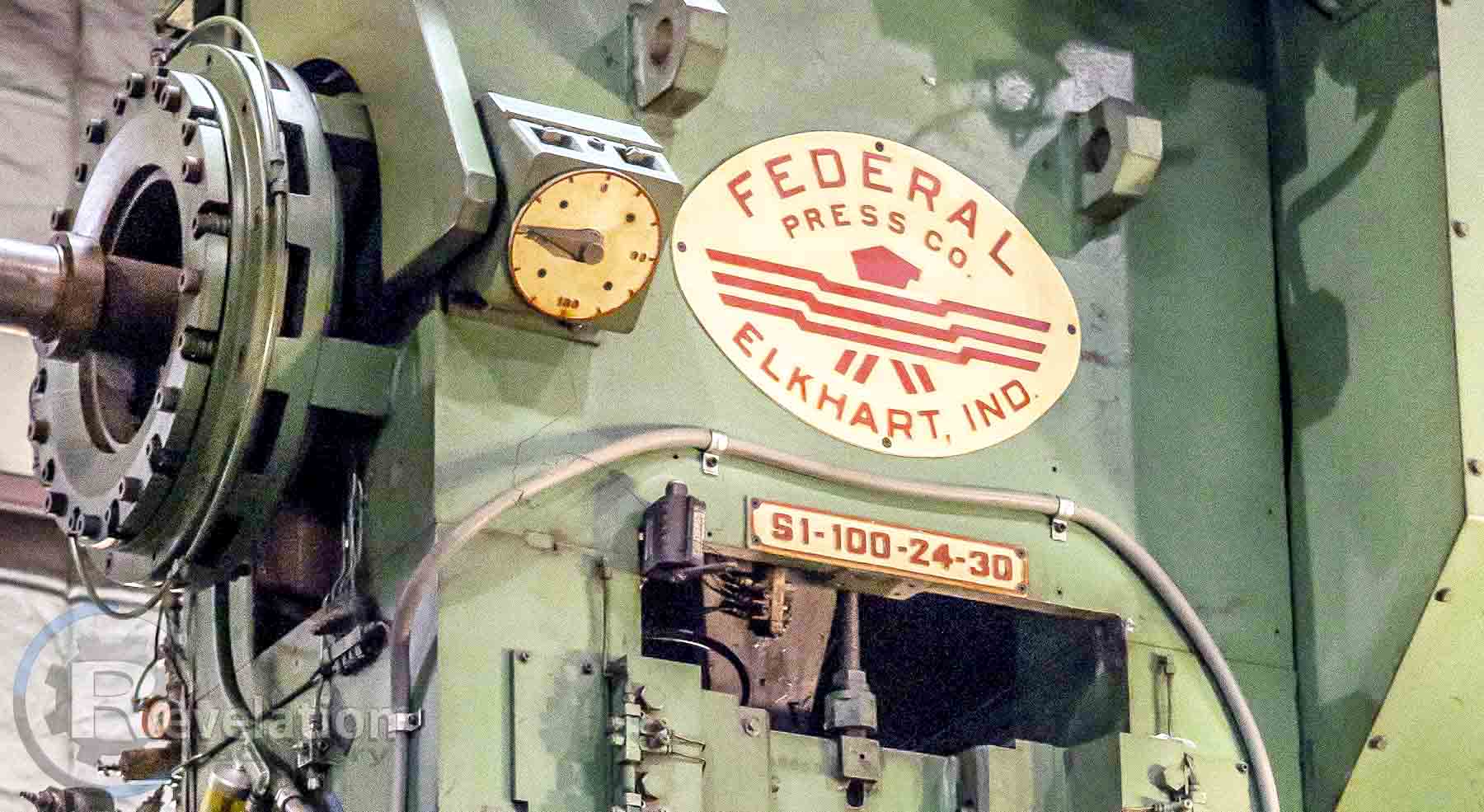 Federal S1 Press- 100 Ton, 24” x 30” Bed - Image 4