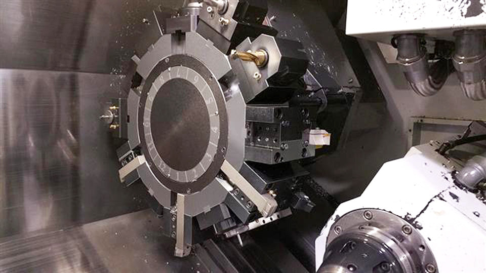 2011, Feeler HT-30SY CNC Lathe- 36” Swing x 28”, 7 Axis, Live Tools, Fanuc Control - Image 4