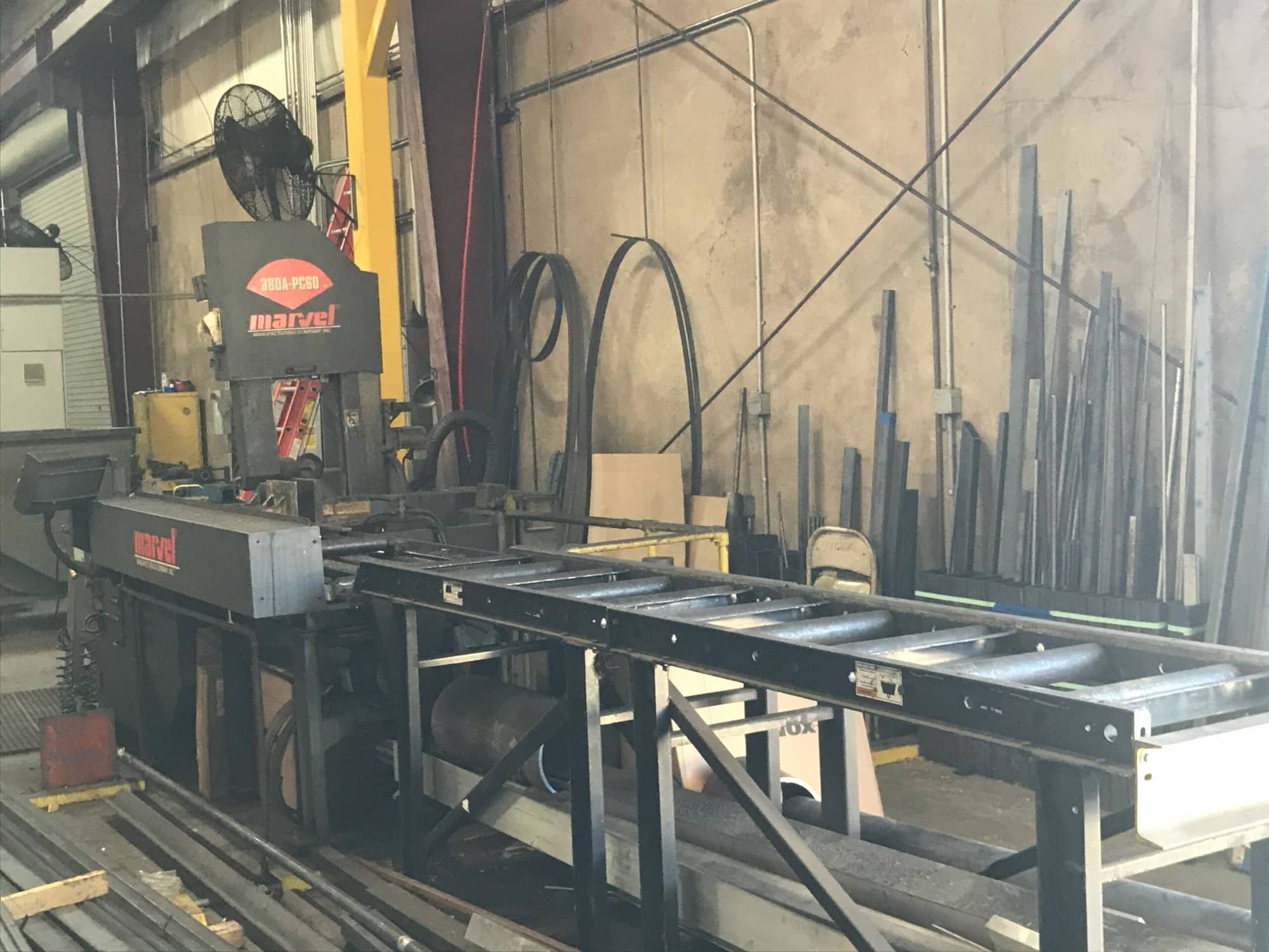 15" x 20" Marvel 380A-PC3-60 Automatic Vertical Band Saw, 2011- Auto Indexing, Hydraulic High Speed, 1.25" Blade Width - Image 6