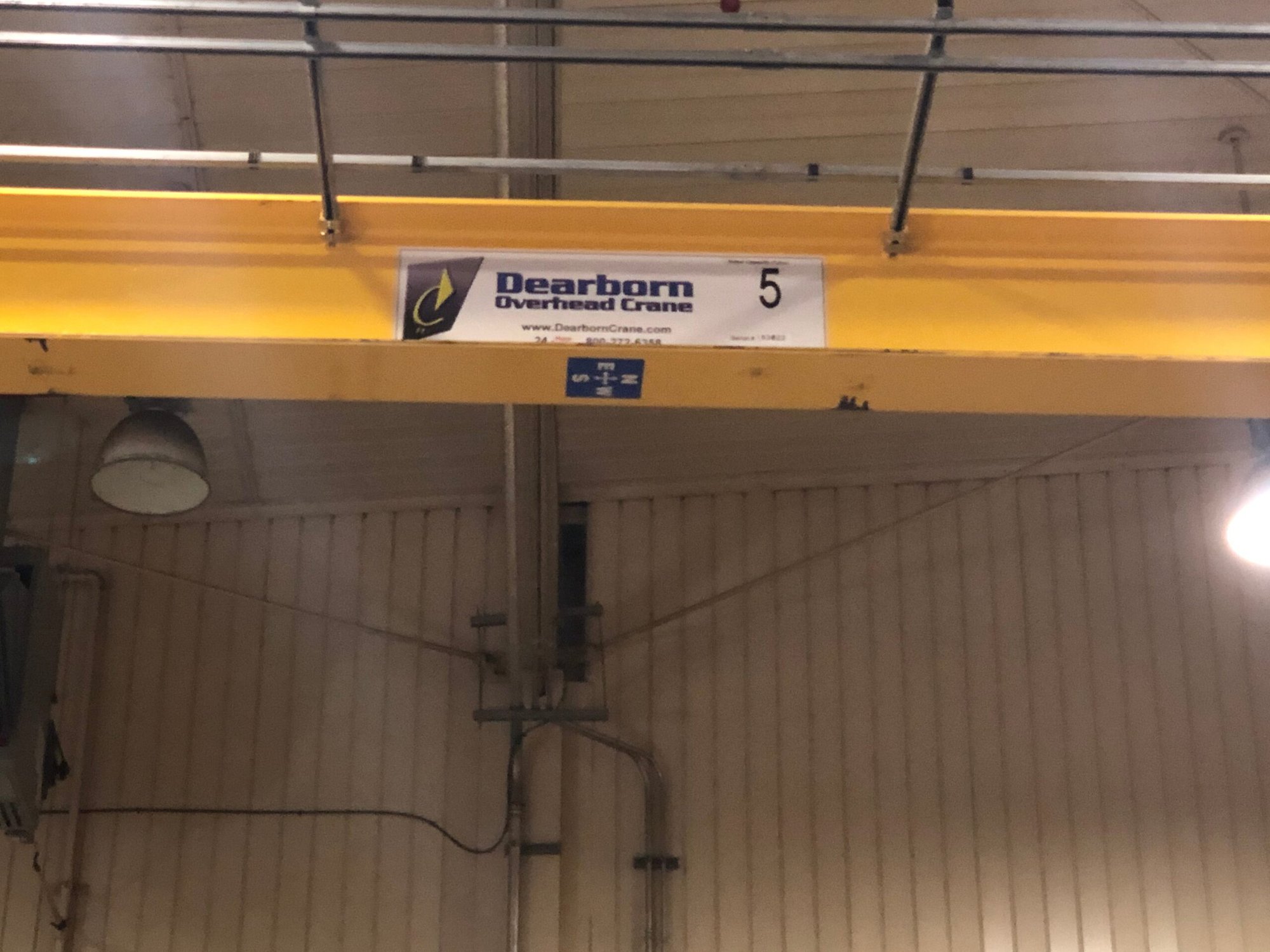 10 Ton East Overhead Dearborn Crane, 2017 - Image 10