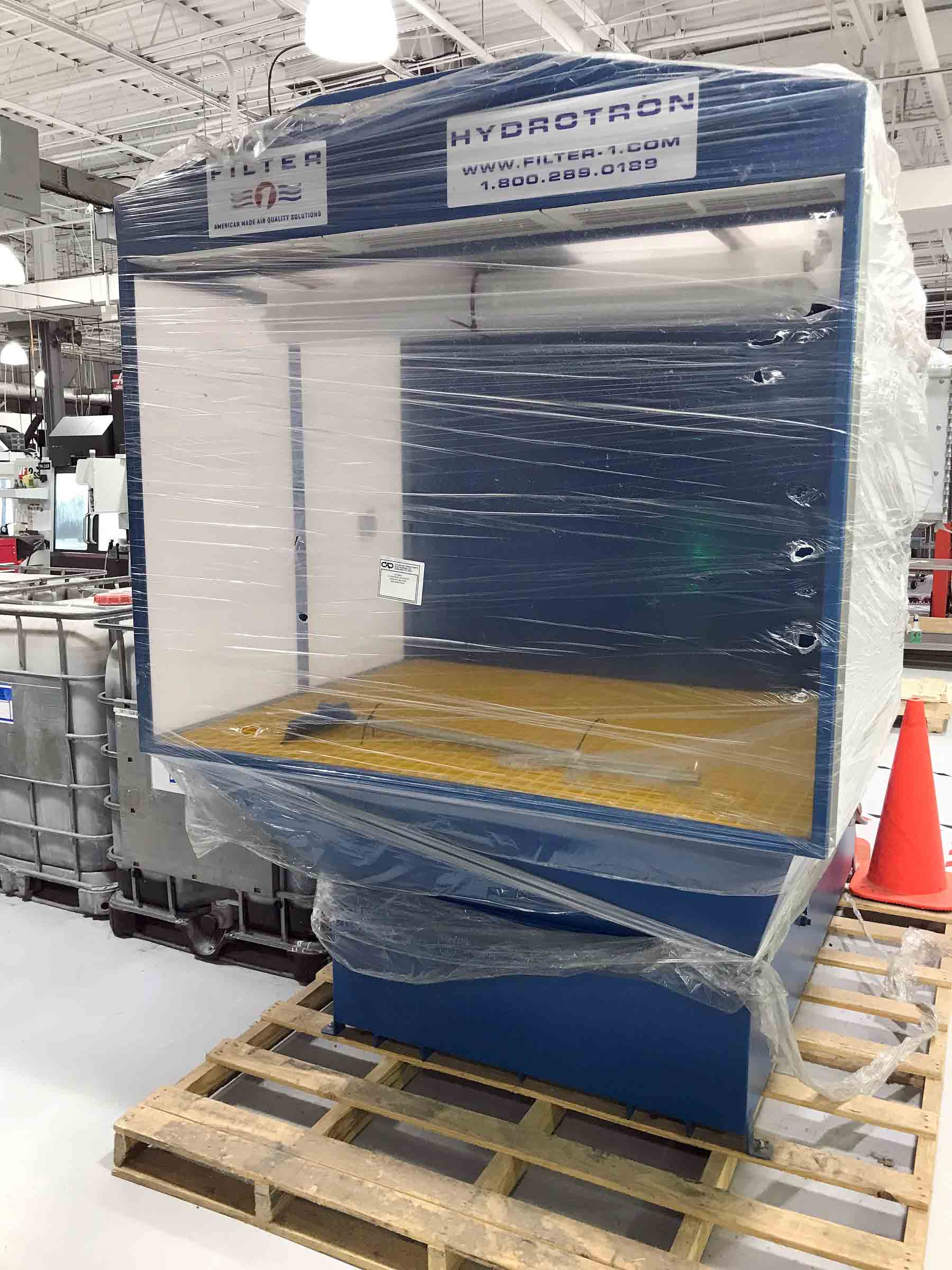 Filter 1 Hydrotron DHYD-1-50-10-5-MO Wet Dust Collector Downdraft Table, 2017- NEW, 4' x 6' Table