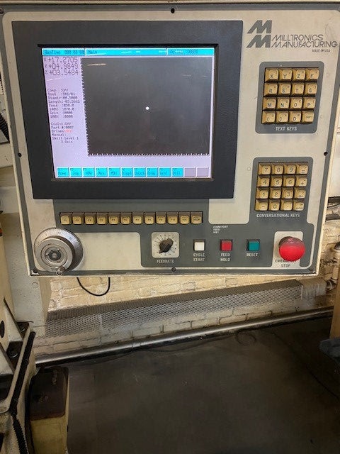 Fryer MB-14 CNC Knee Mill - Milltronics CNC Control - Image 2