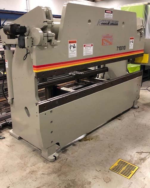 100 Ton x 10 Accurpress Press Brake, 1999 - With ETS200 Backguage Control - Image 2