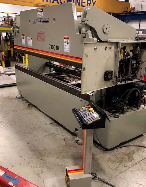 100 Ton x 10 Accurpress Press Brake, 1999 - With ETS200 Backguage Control - Image 3