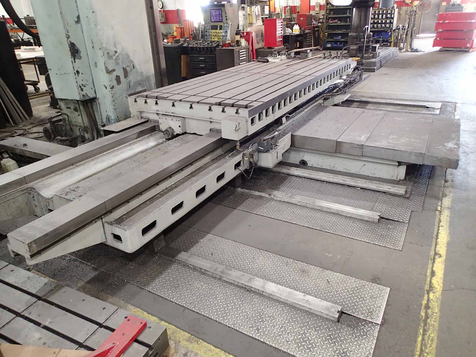 Giddings & Lewis Saddle Type Horizontal Boring Mill, 1971- 129" Travel - Image 8