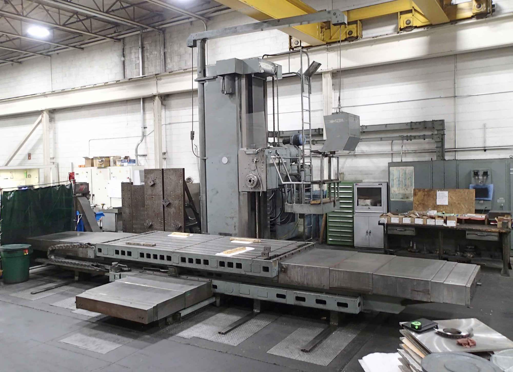 Giddings & Lewis 70-H6-T CNC Horizontal Boring Mill- 6” Spindle, 60” x 144” Table, Great Condition!
